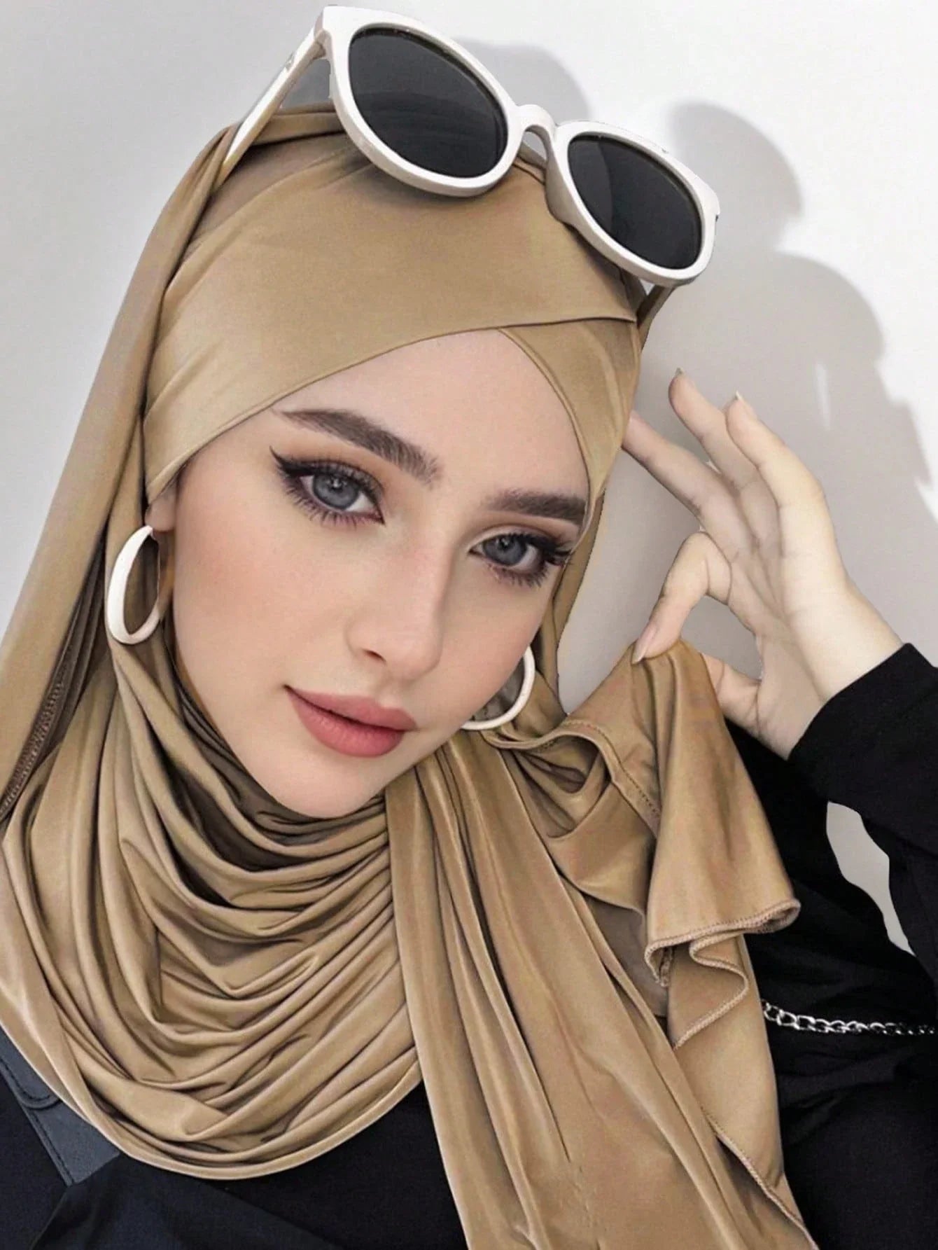 Tie-On Crystal Linen Instant Hijab