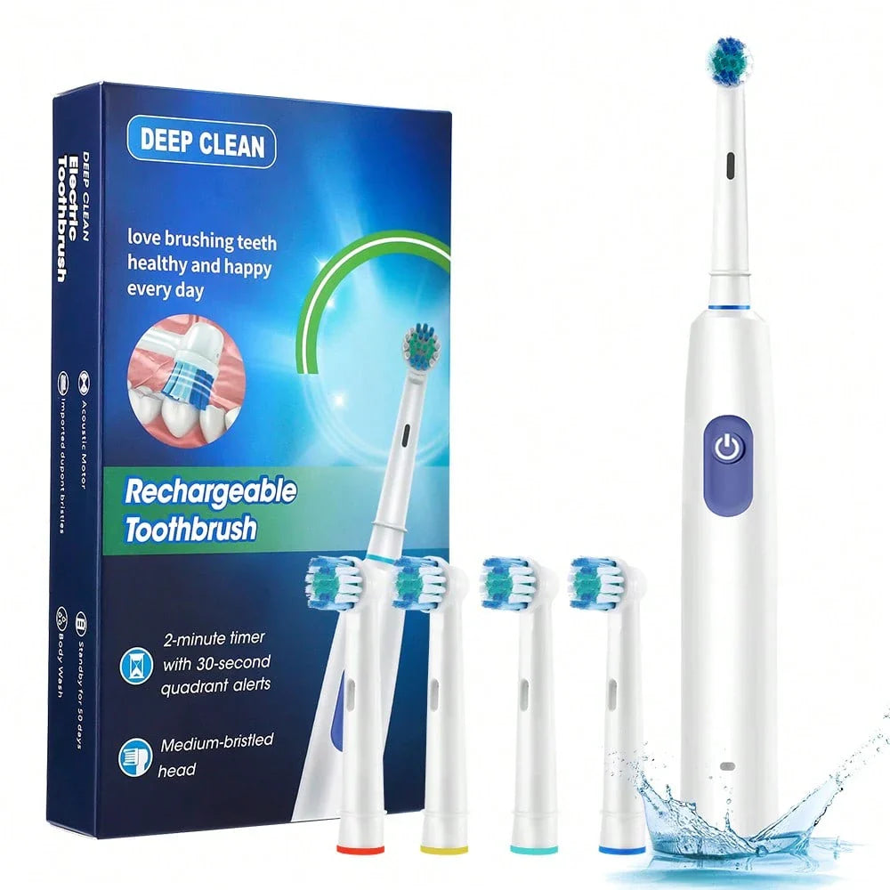 Rotating Electric Toothbrush With Modes