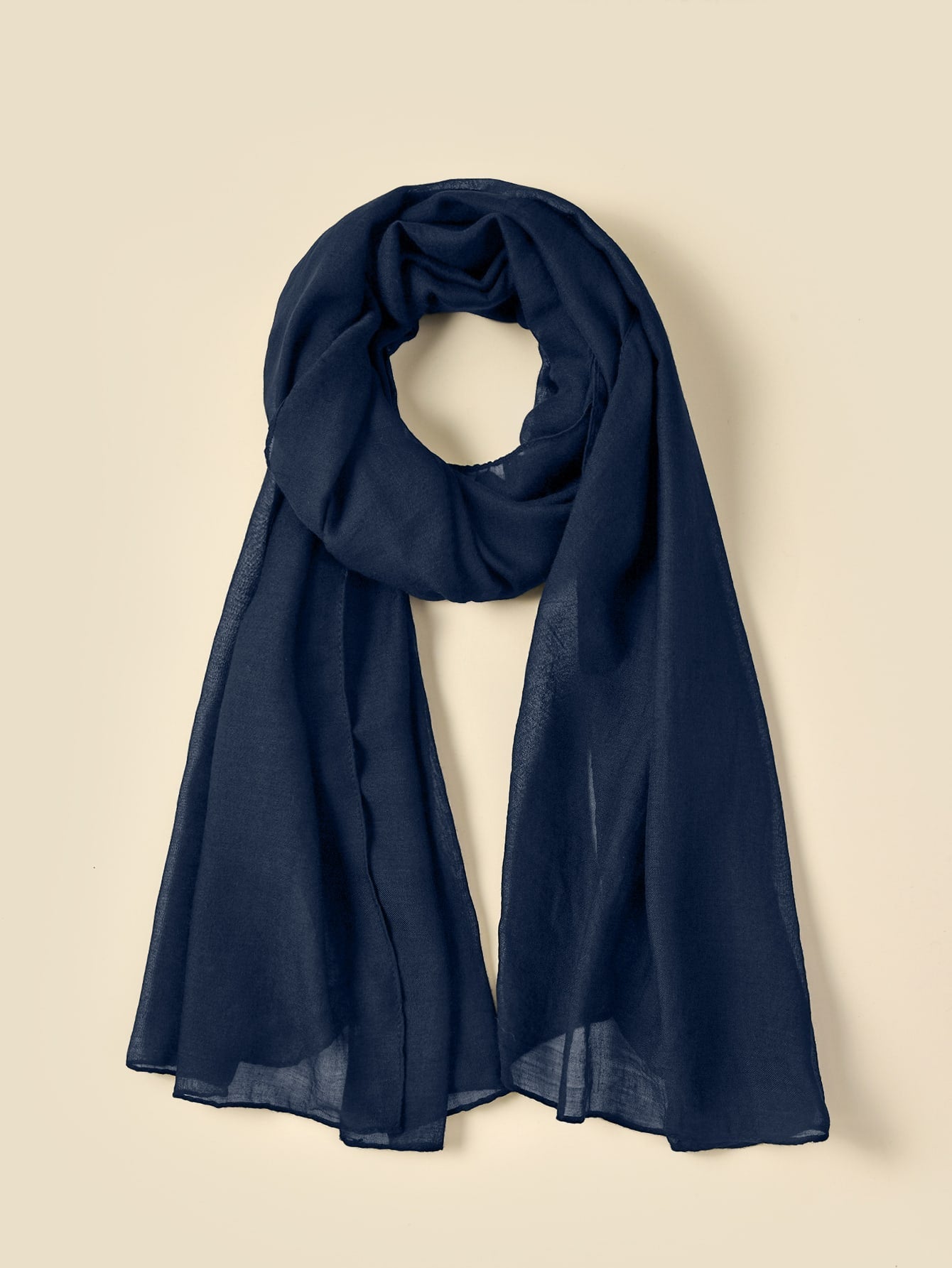 Solid Color Arabic Shawl Scarf