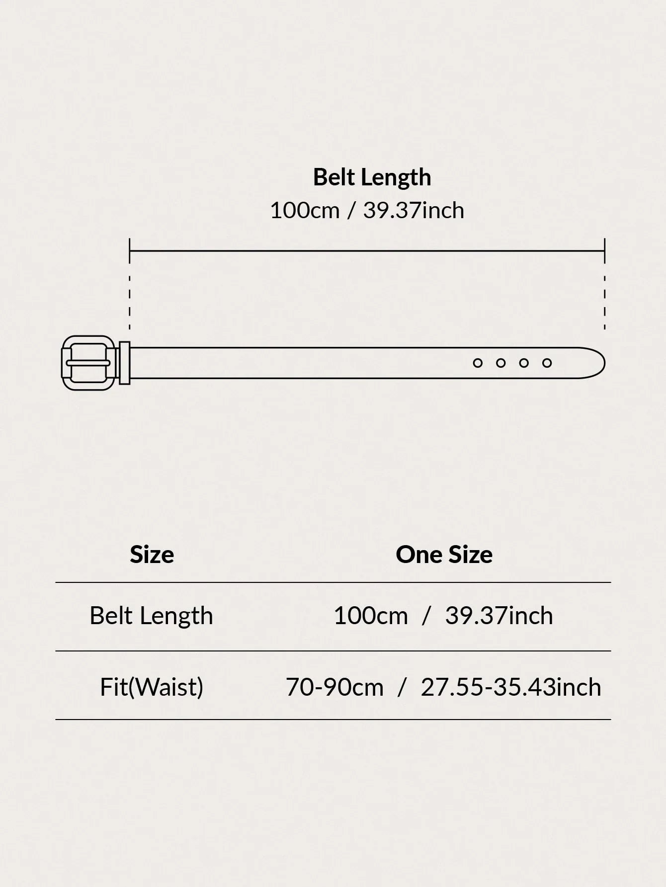 Women’s Black Skinny Fashion Belt