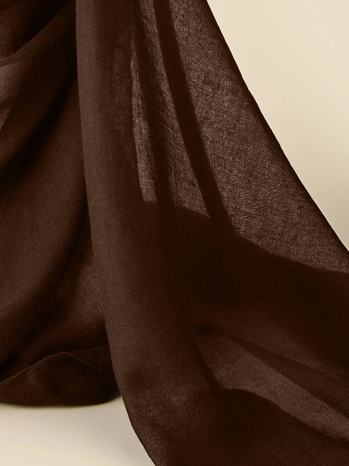 Solid Color Arabic Shawl Scarf