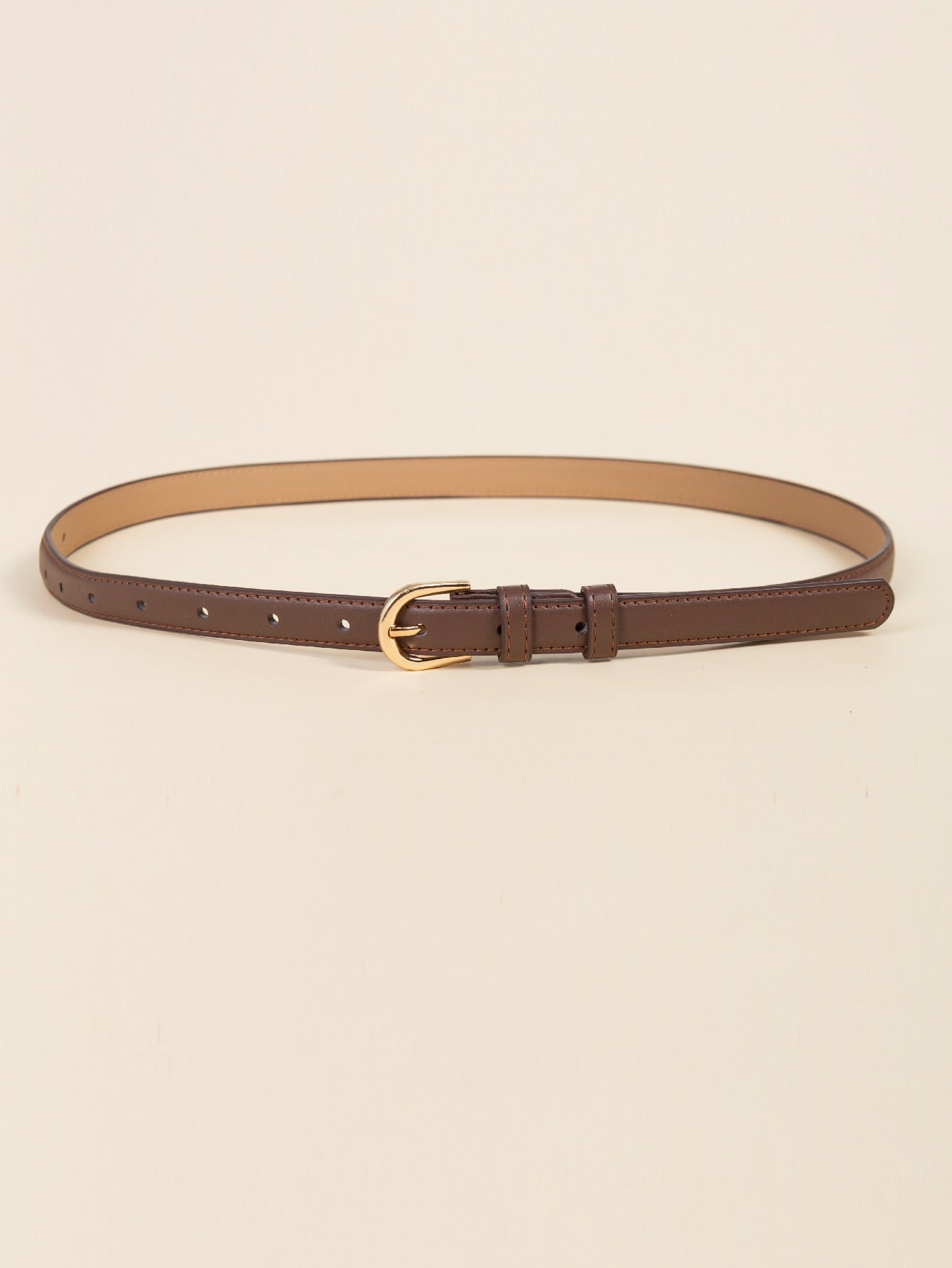Metal Buckle Belt With Punch