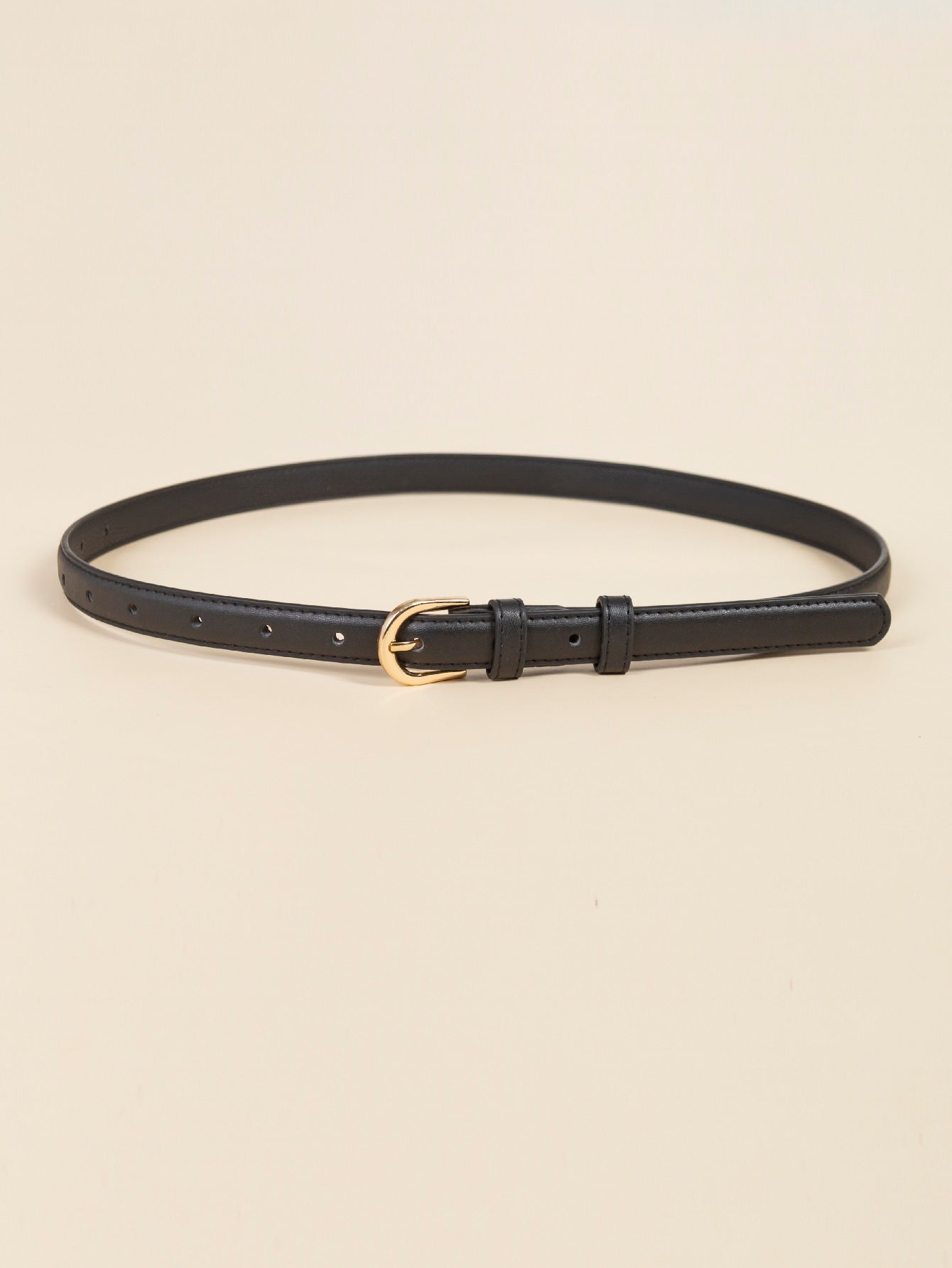 Women’s Black Skinny Fashion Belt