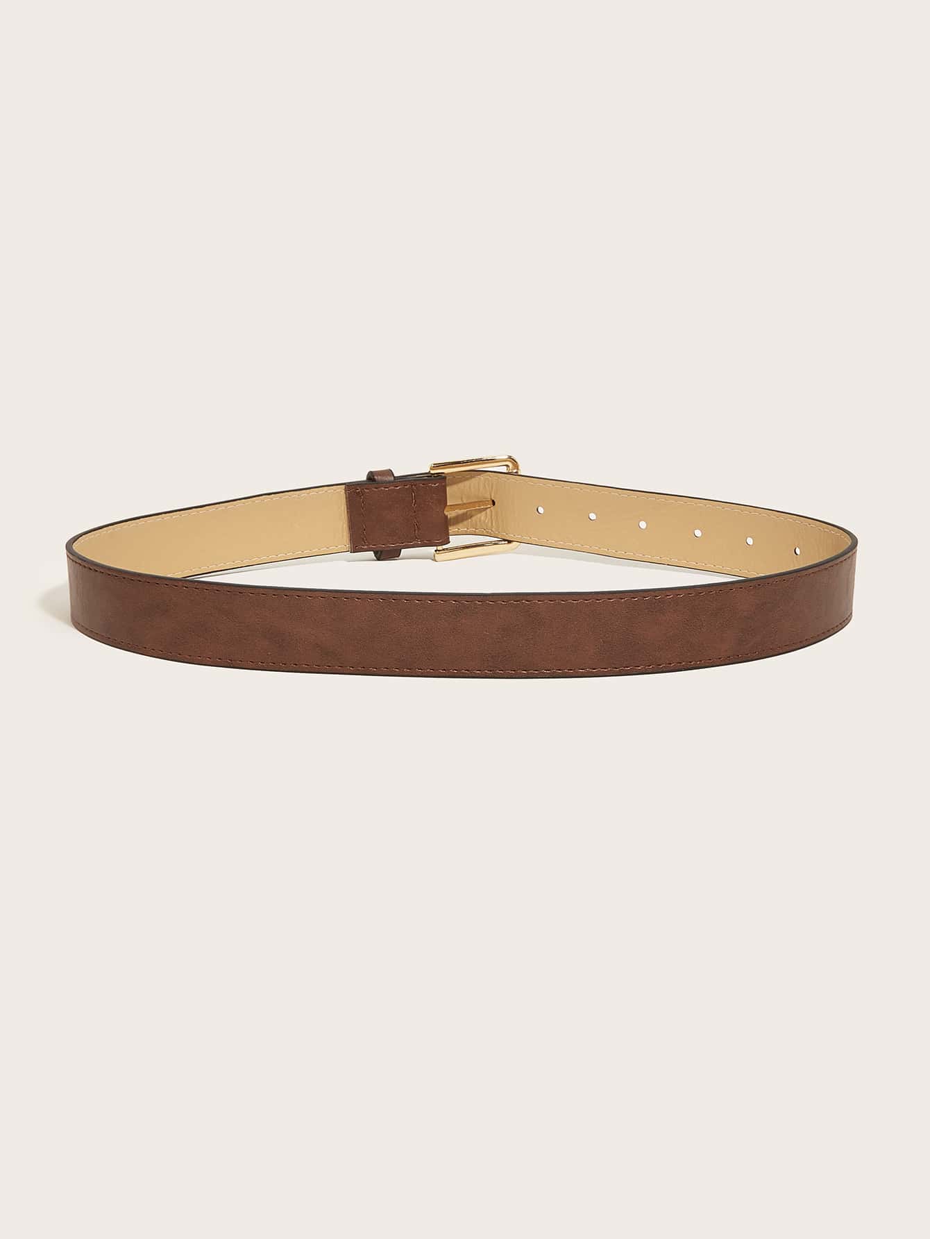 Western Cowgirl Square Buckle Belt