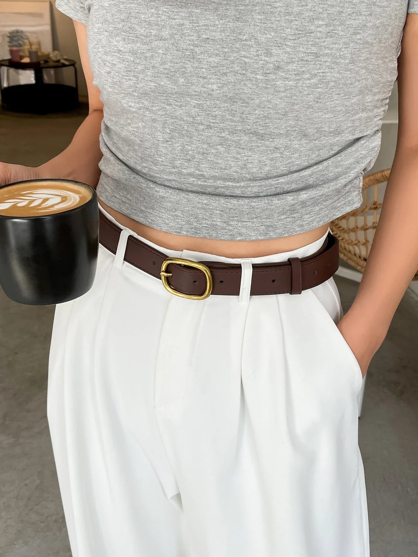 DAZY Rectangle Buckle Belt