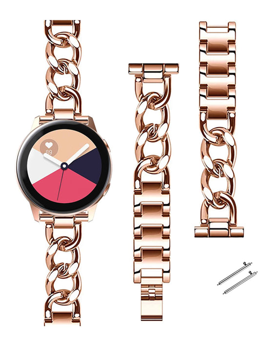 Rose Gold Metal Watch Band