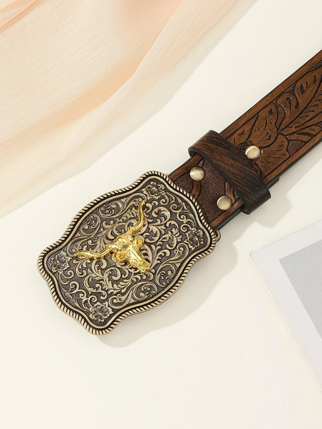 Western Vintage Boho Cowboy Belt
