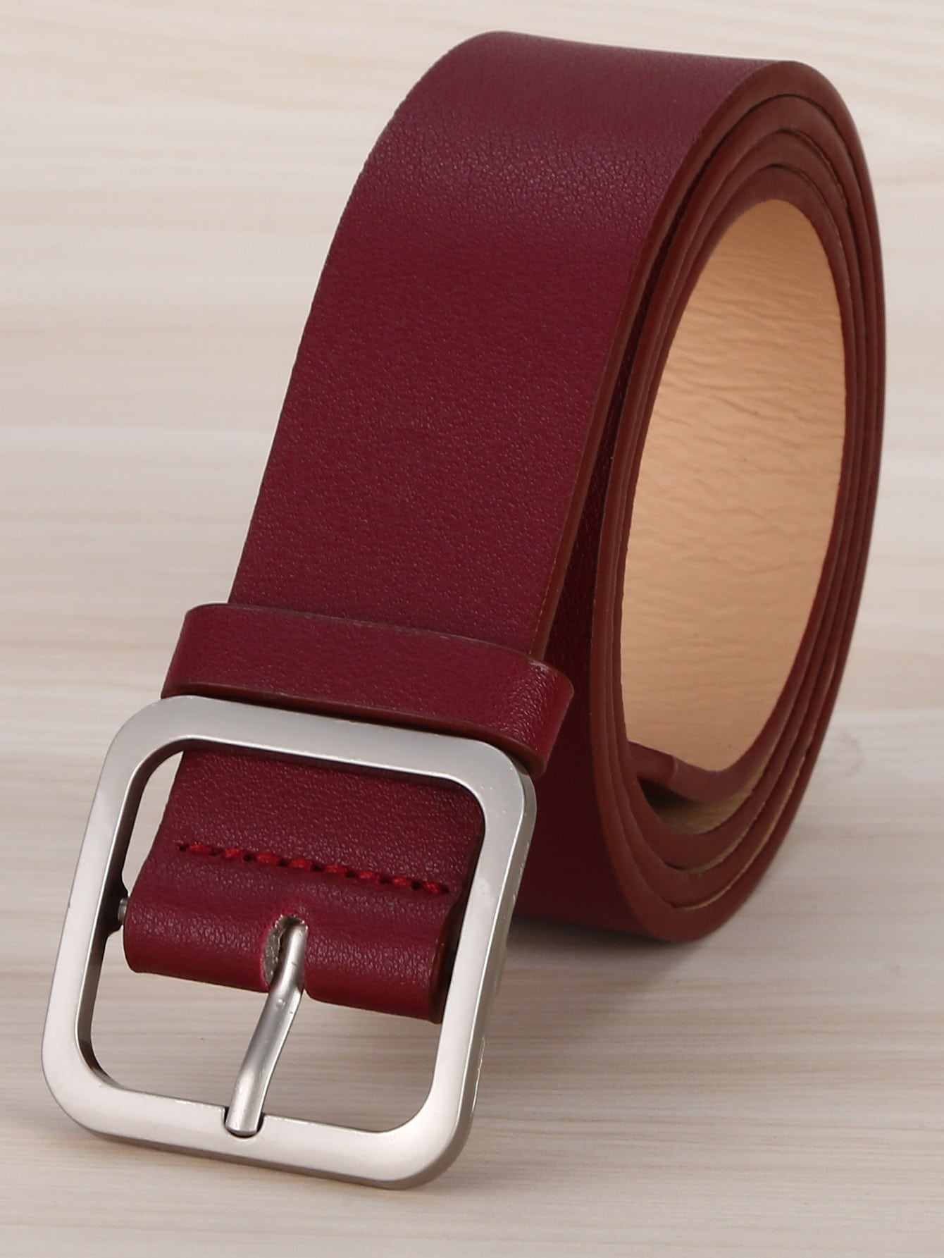 2PCS Minimalist PU Leather Belts