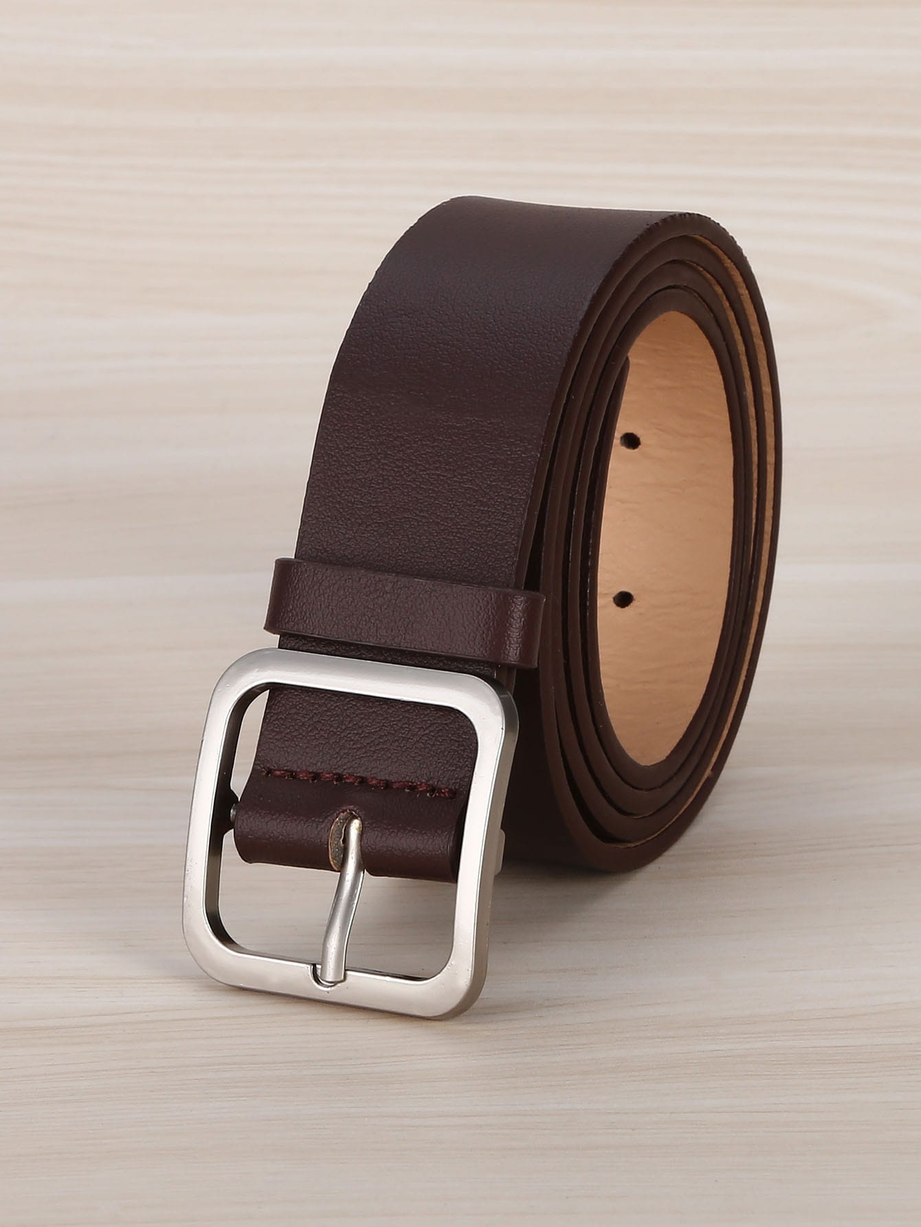 2PCS Minimalist PU Leather Belts