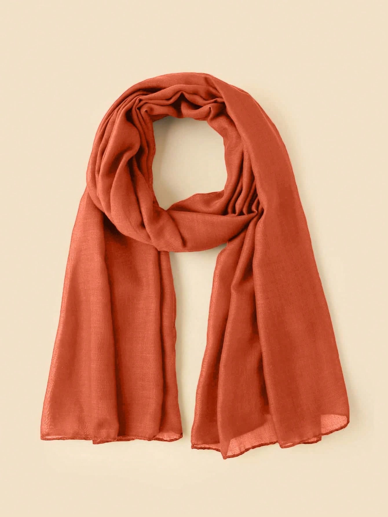Solid Color Arabic Shawl Scarf