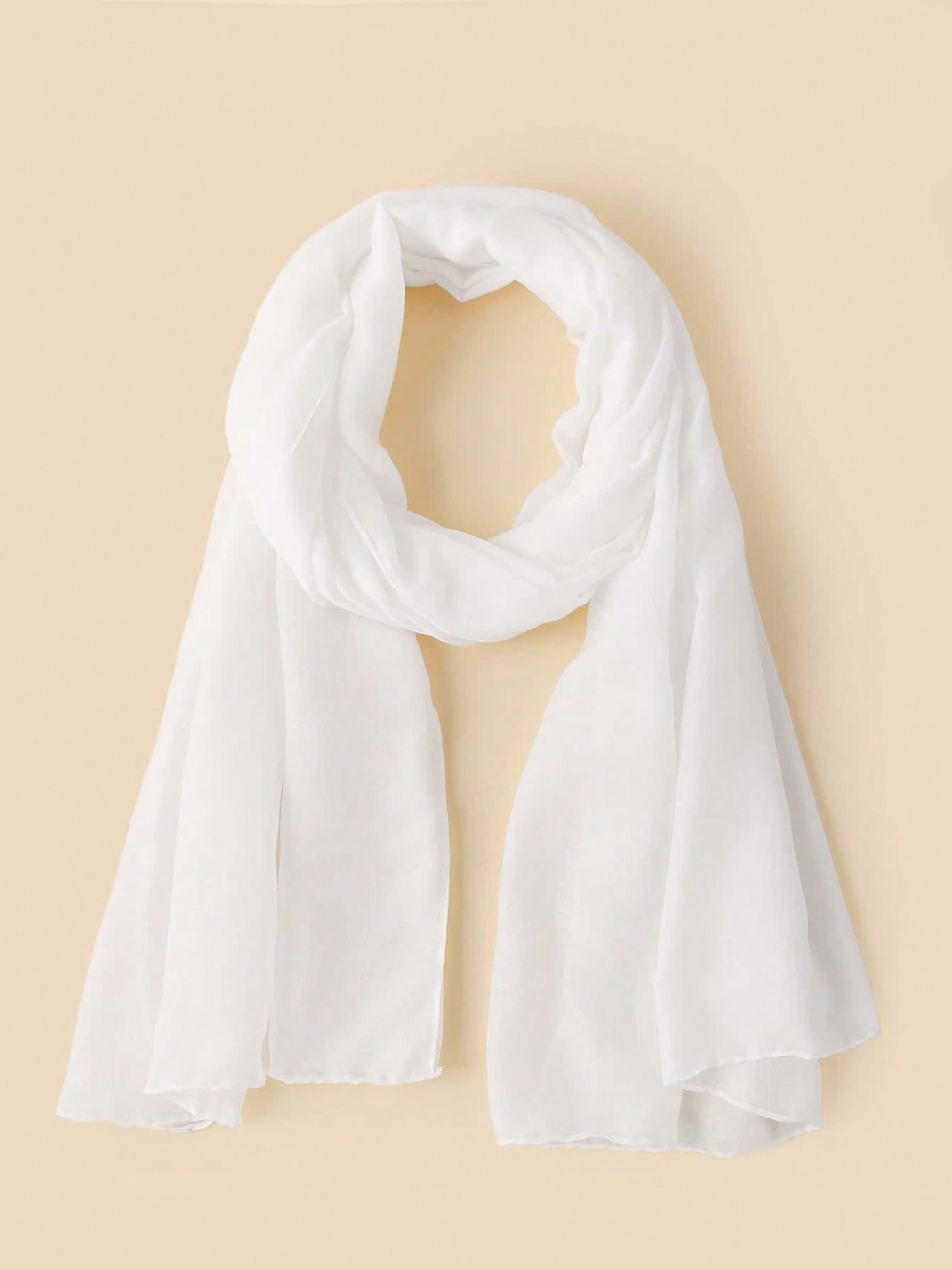 Solid Color Arabic Shawl Scarf