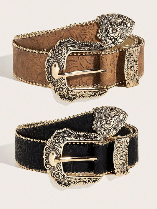 Boho Cowgirl Beaded Belt Set