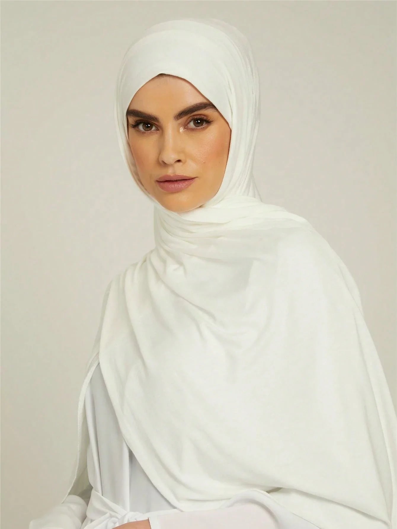 Soft Solid Color Jersey Hijab