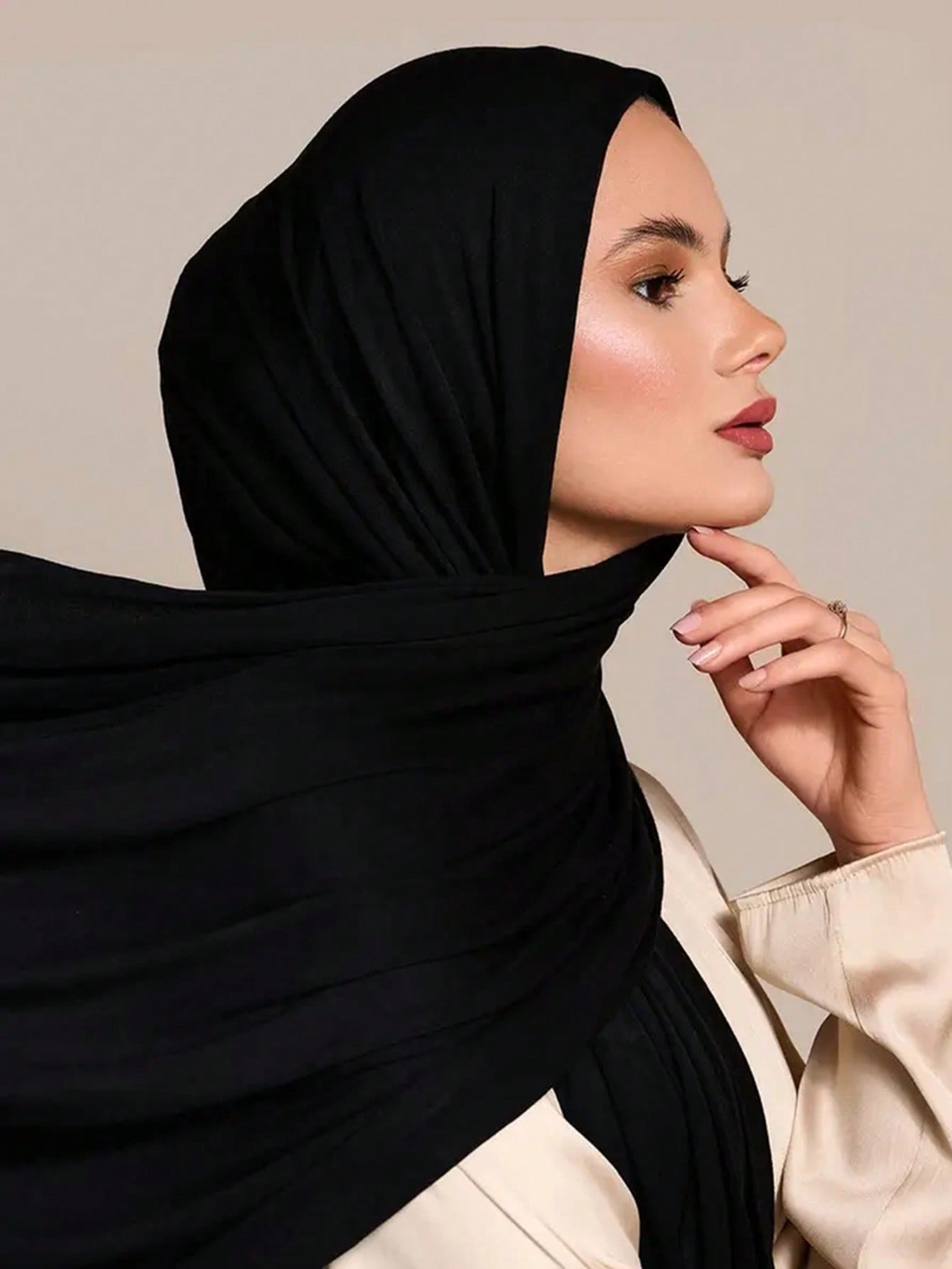 Large Elegant Women Hijab Scarf