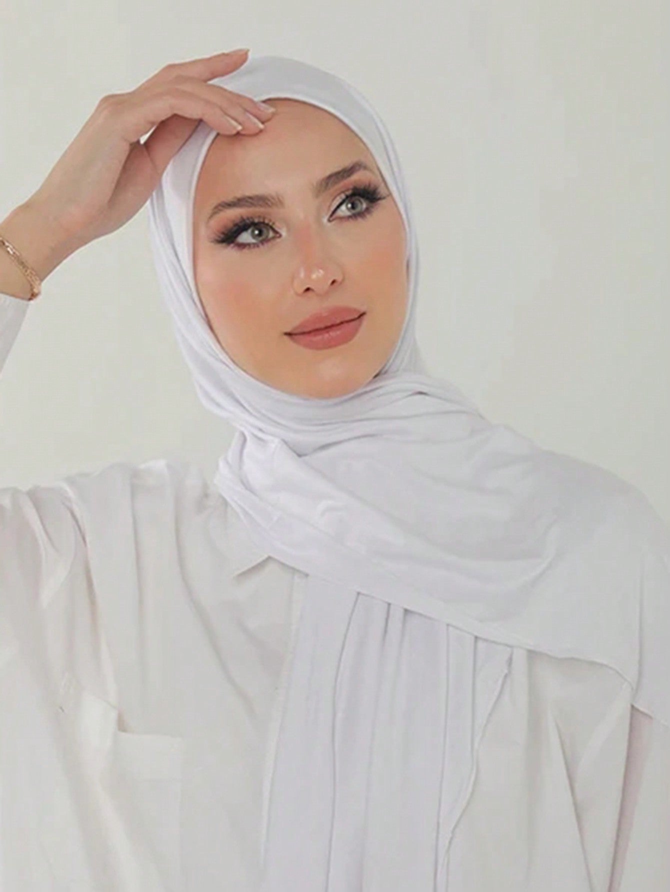 Large Solid Color Hijab Scarf