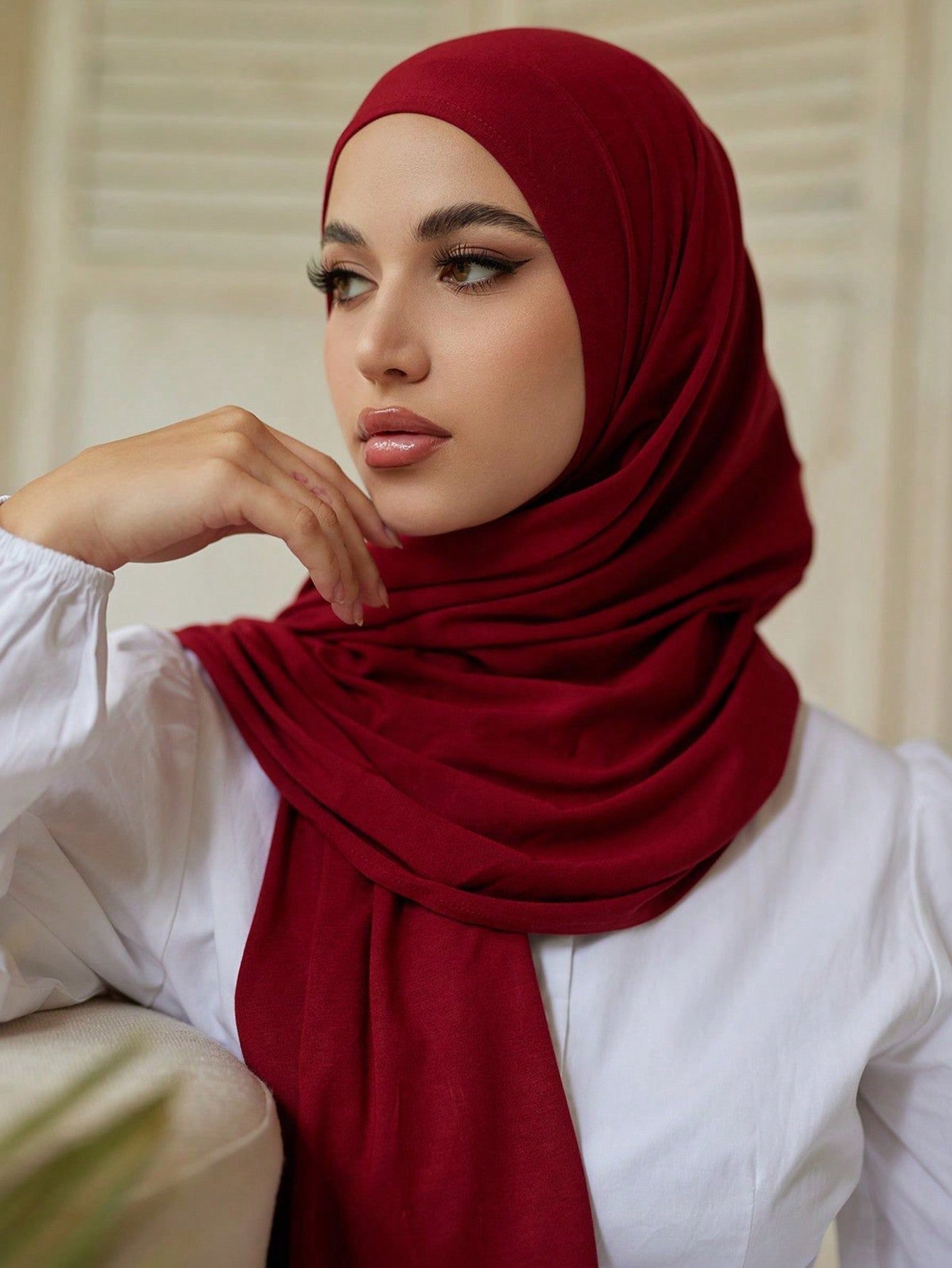Large Elegant Women Hijab Scarf