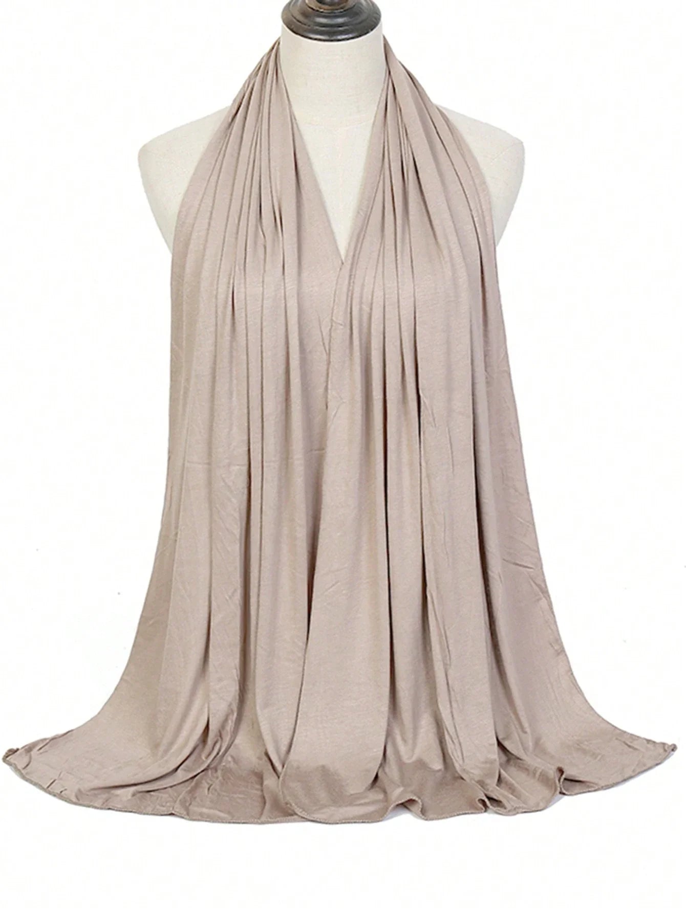 Large Solid Color Hijab Scarf