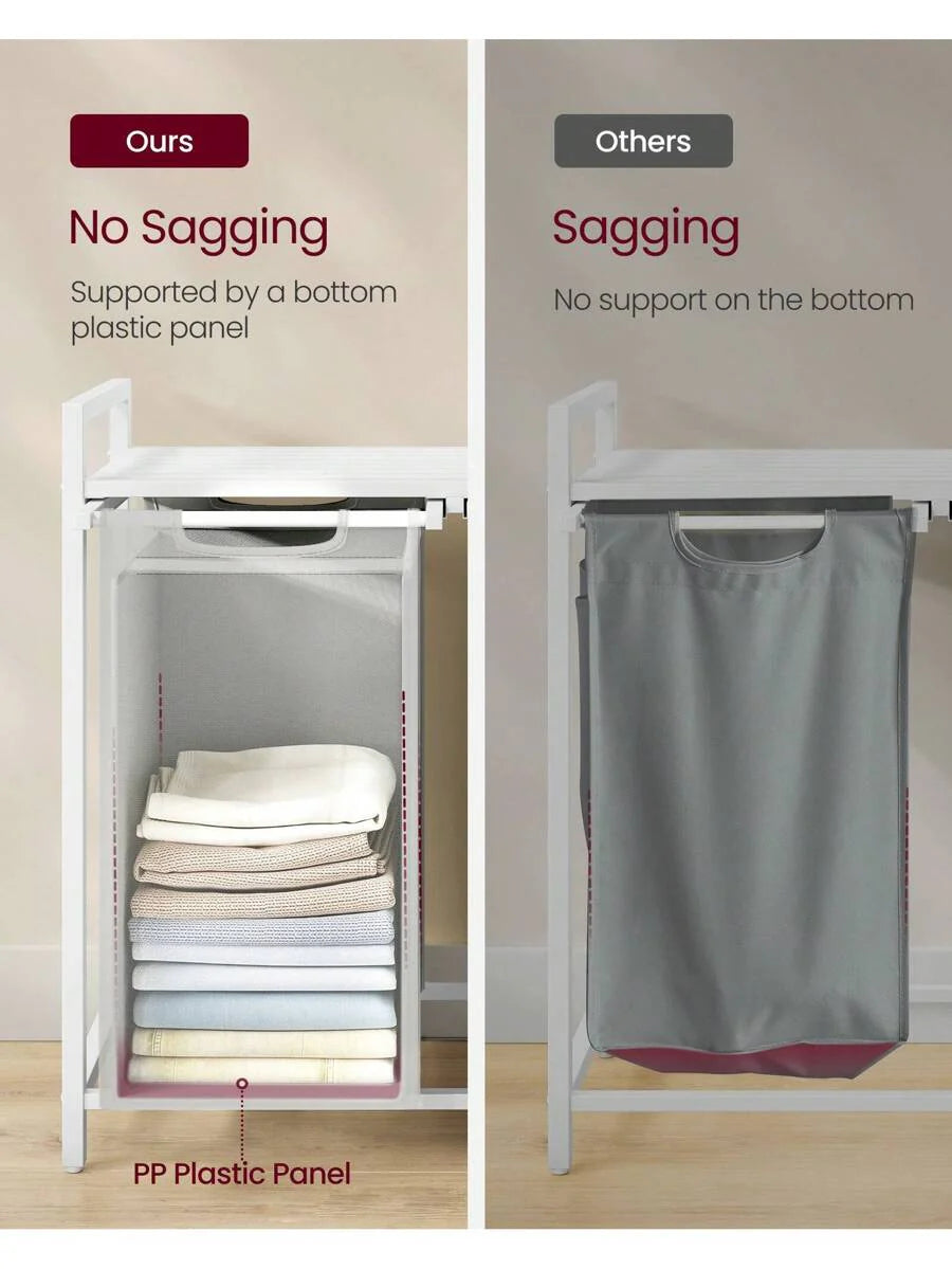 VASAGLE 2-Bag Laundry Hamper