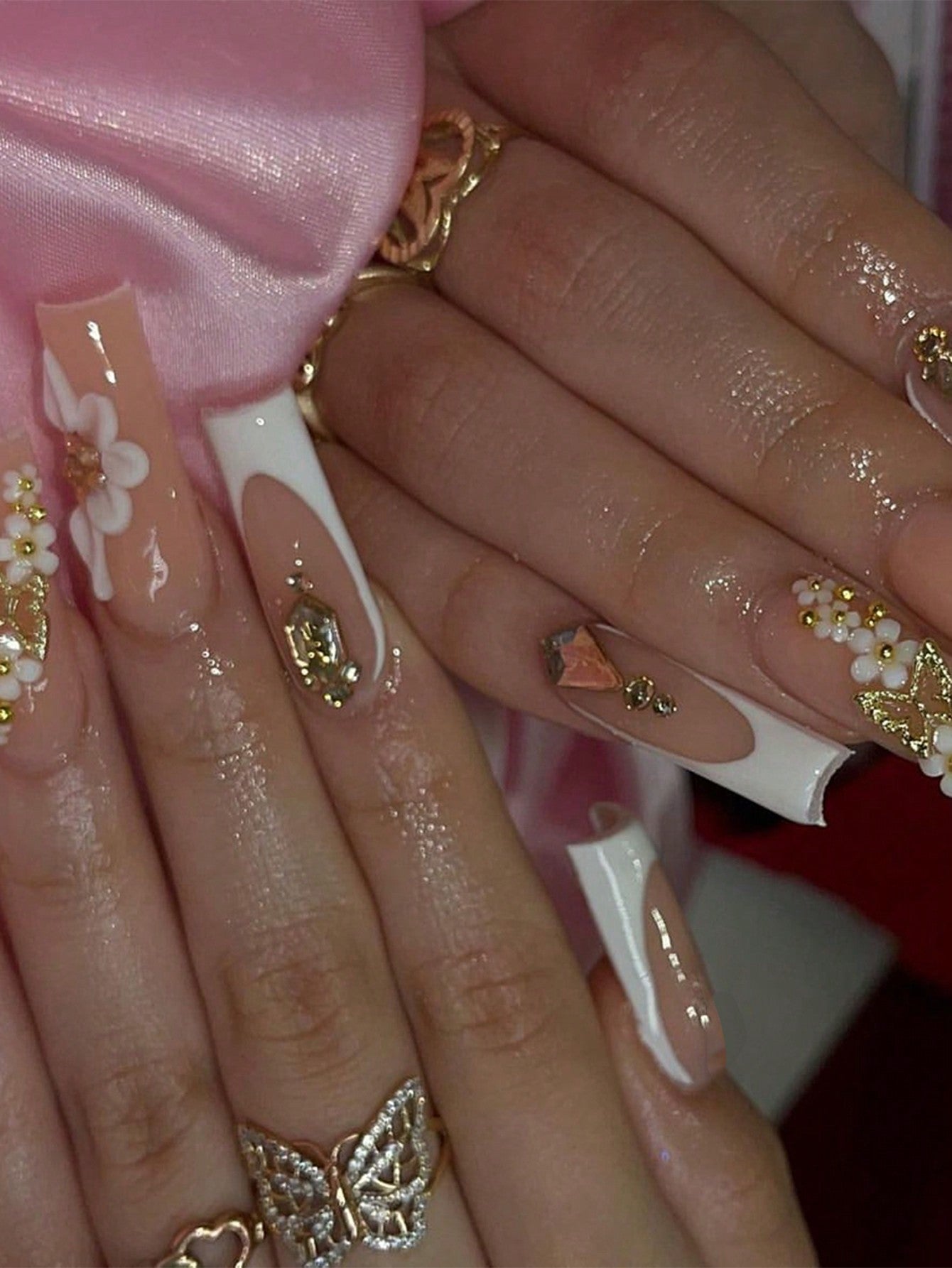 24pcs Luxury 3D Nail Stickers