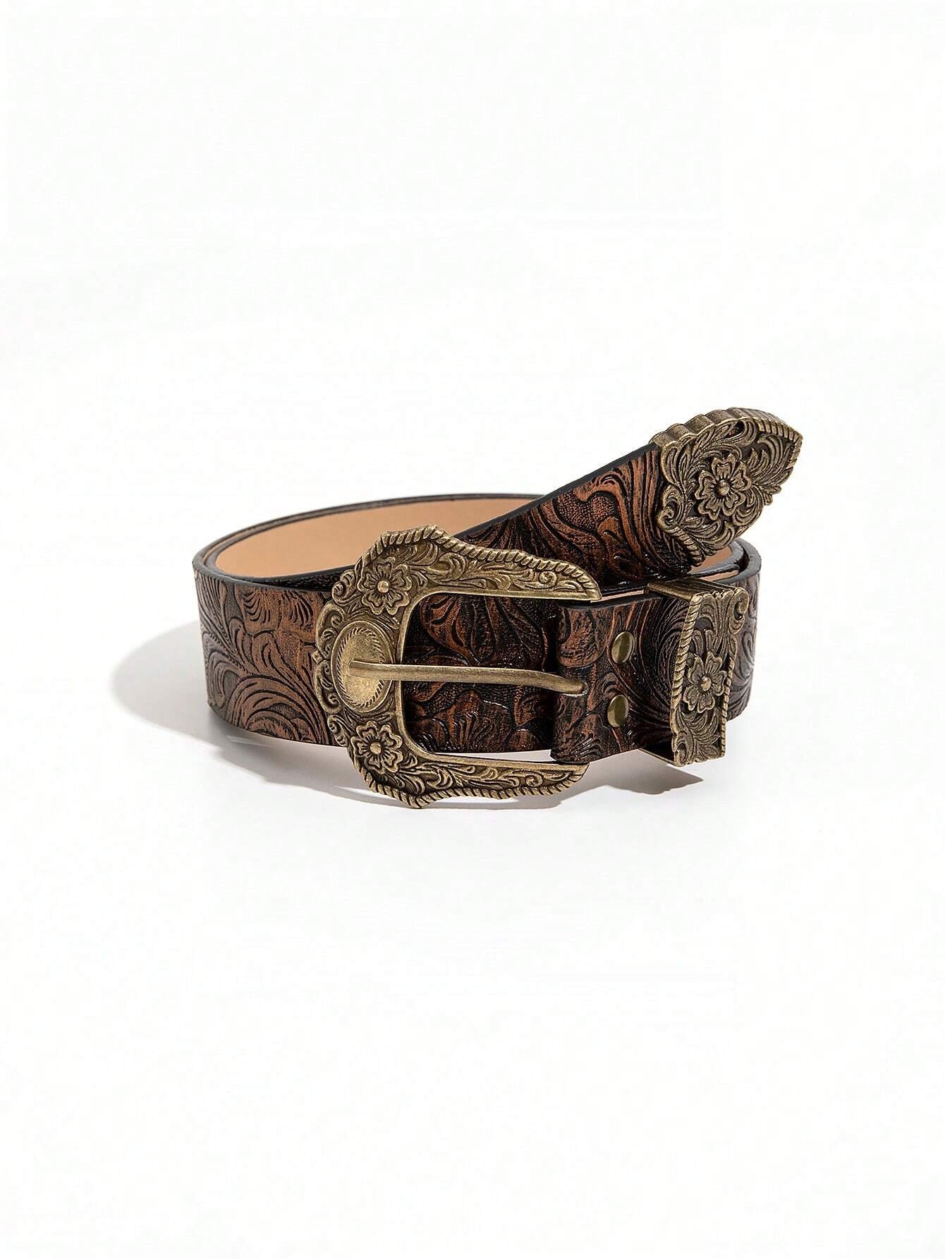 Women Vintage Boho Buckle Belt
