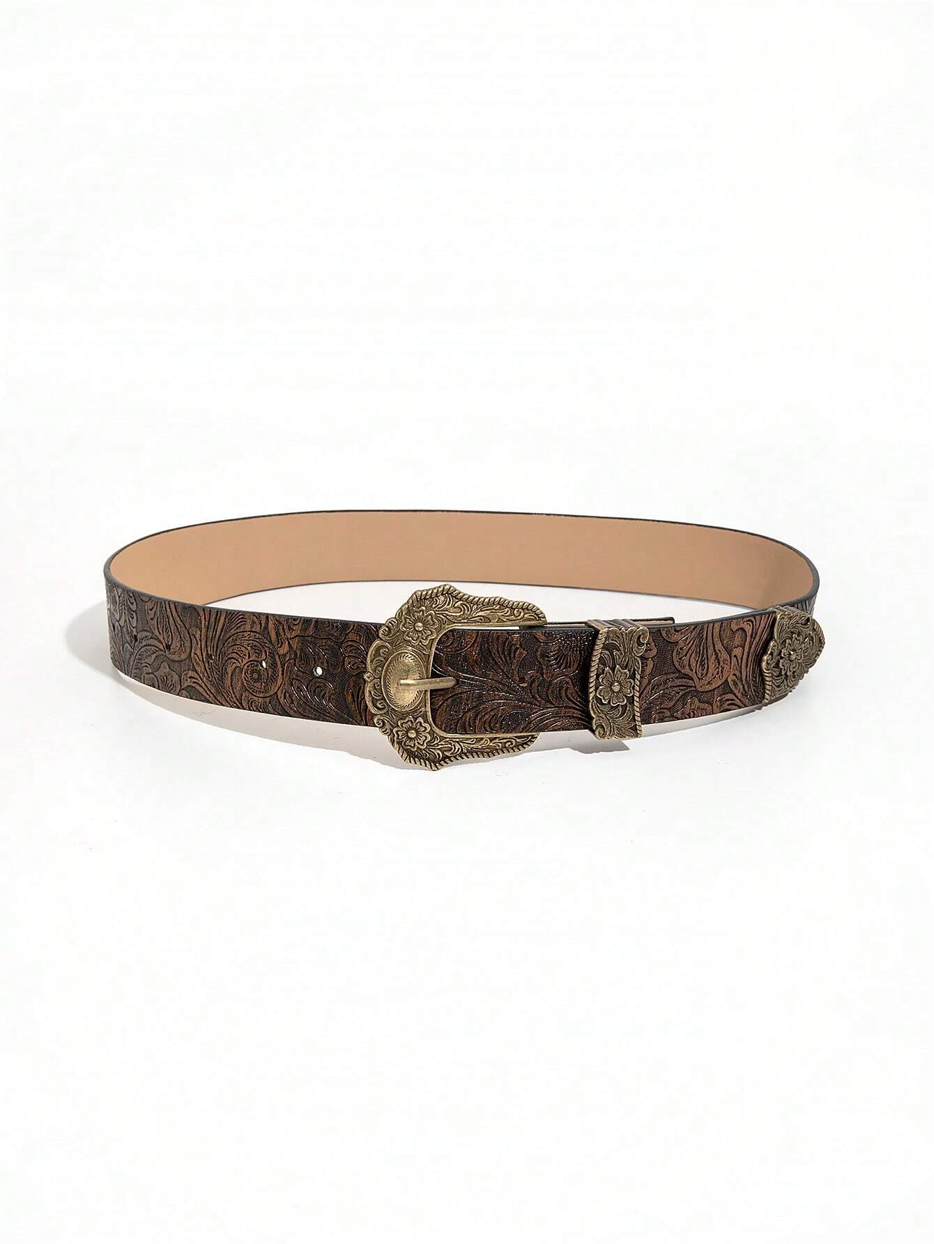 Women Vintage Boho Buckle Belt