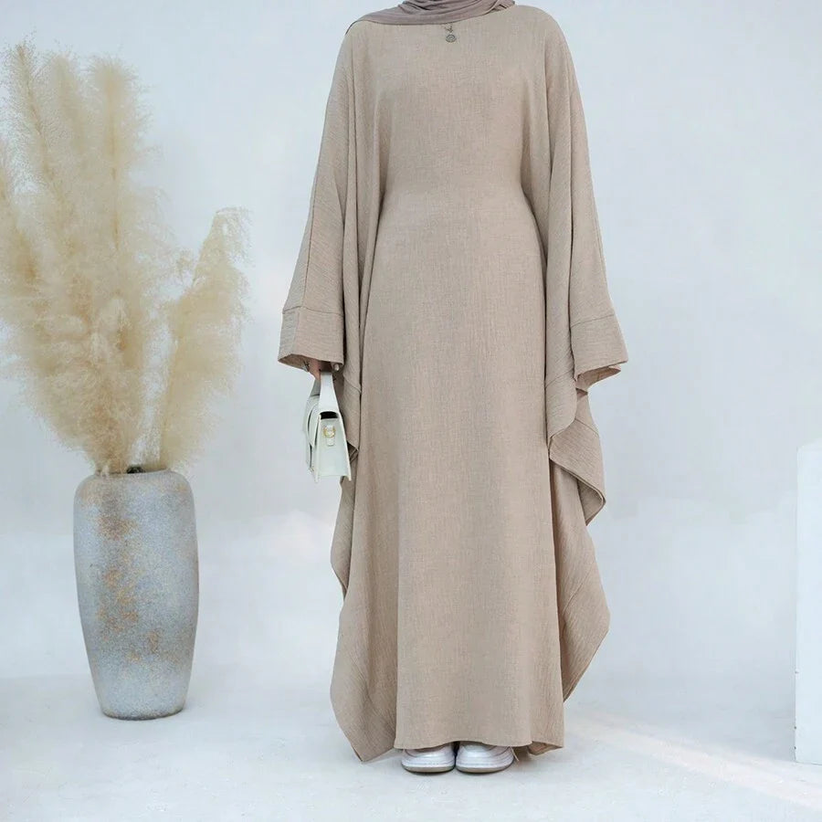 Elegant Batwing Sleeve Abaya