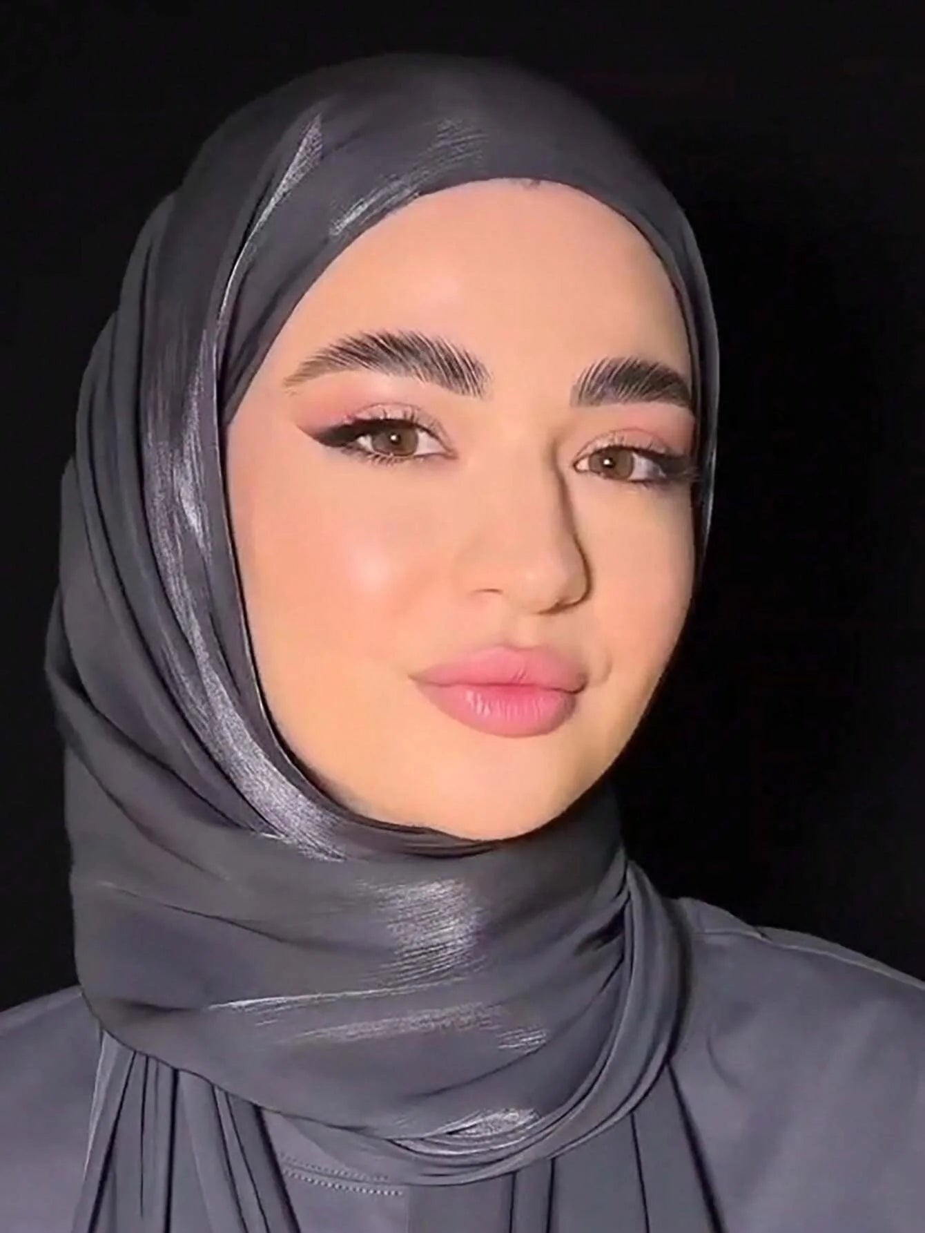 Basic Solid Color Silk Hijab