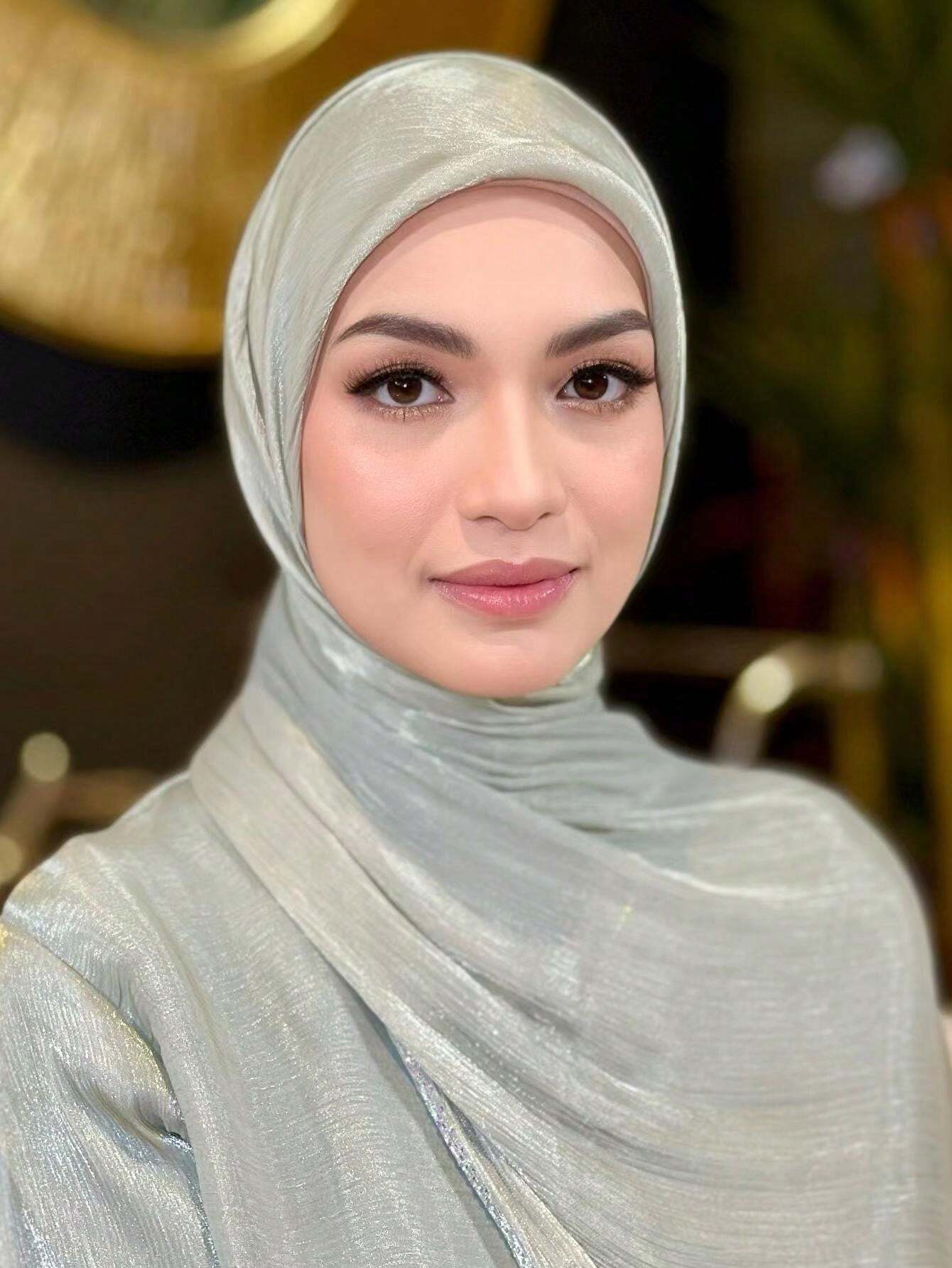 Basic Solid Color Silk Hijab