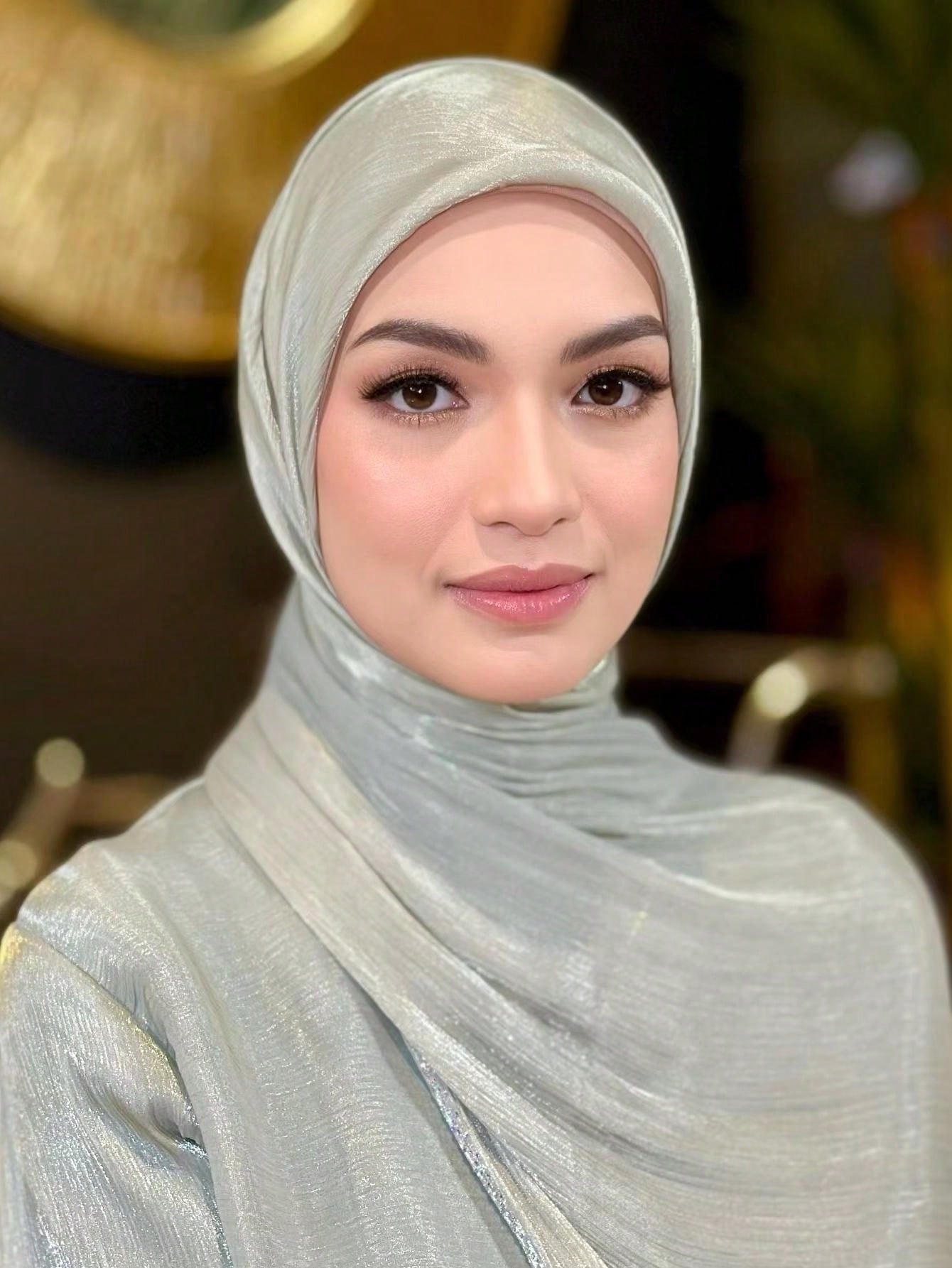 Basic Solid Color Silk Hijab