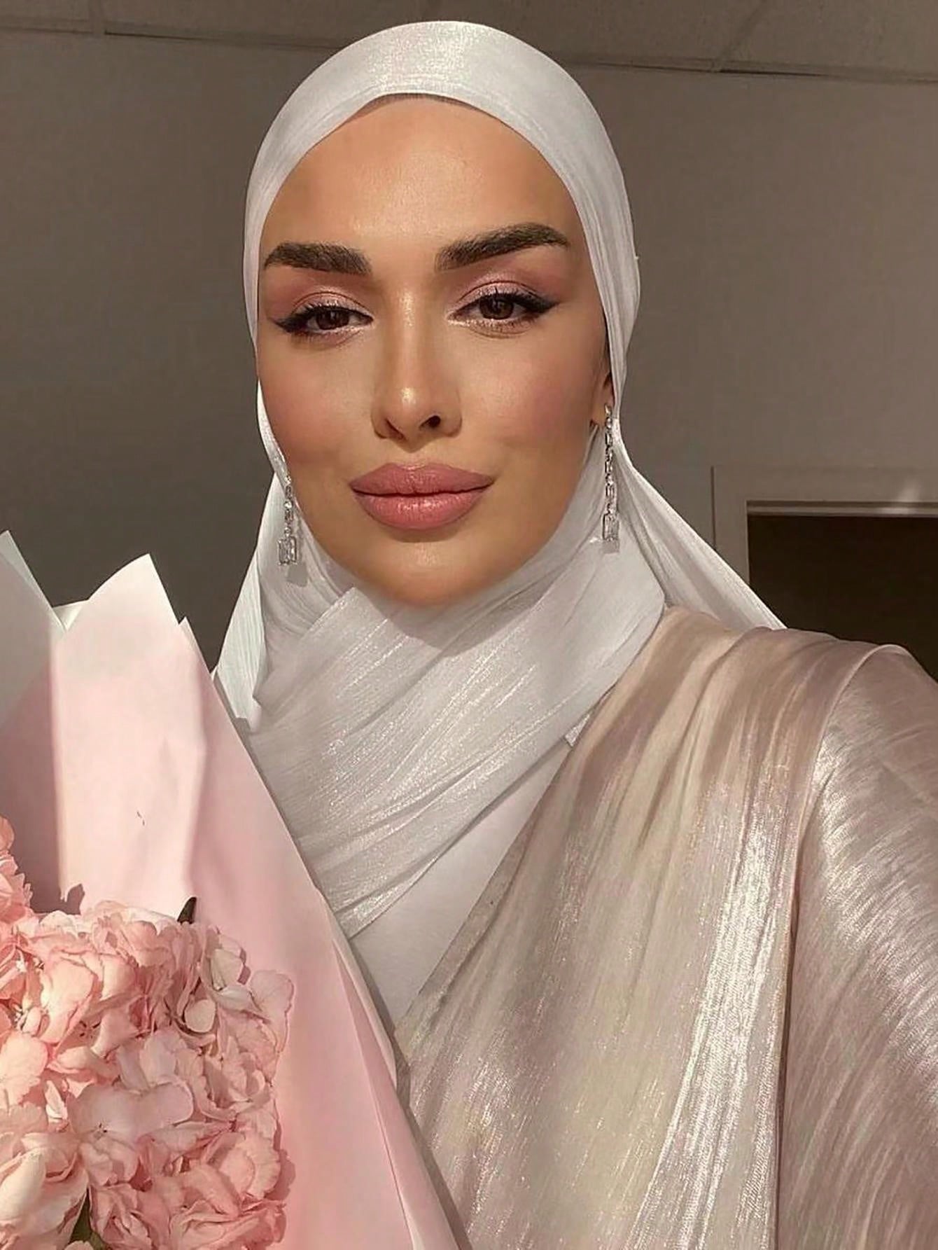 Basic Solid Color Silk Hijab