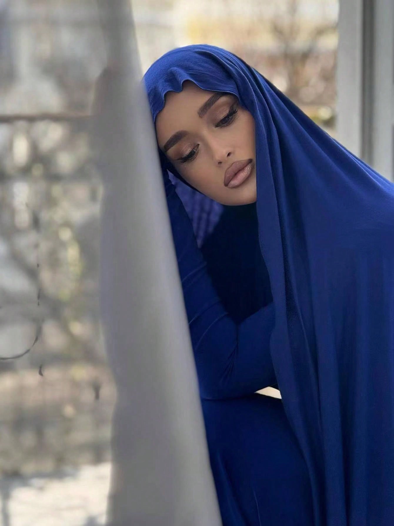 Soft Solid Color Jersey Hijab