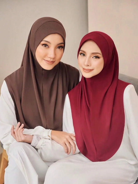 L Size Viscose Instant Hijab