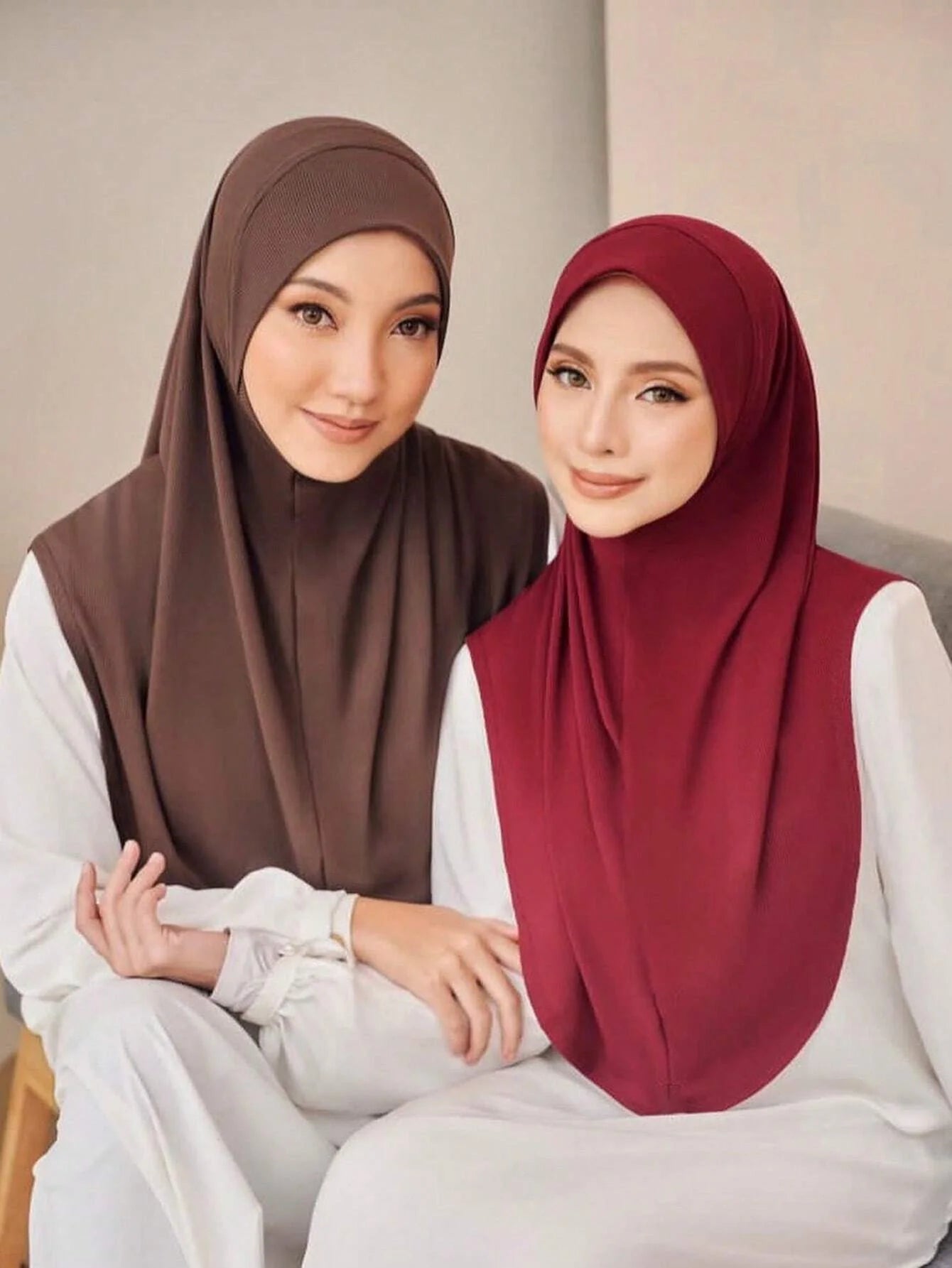 L Size Viscose Instant Hijab