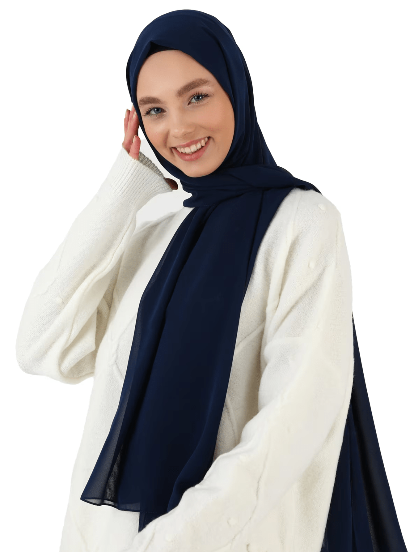 Solid Chiffon Hijab Scarf