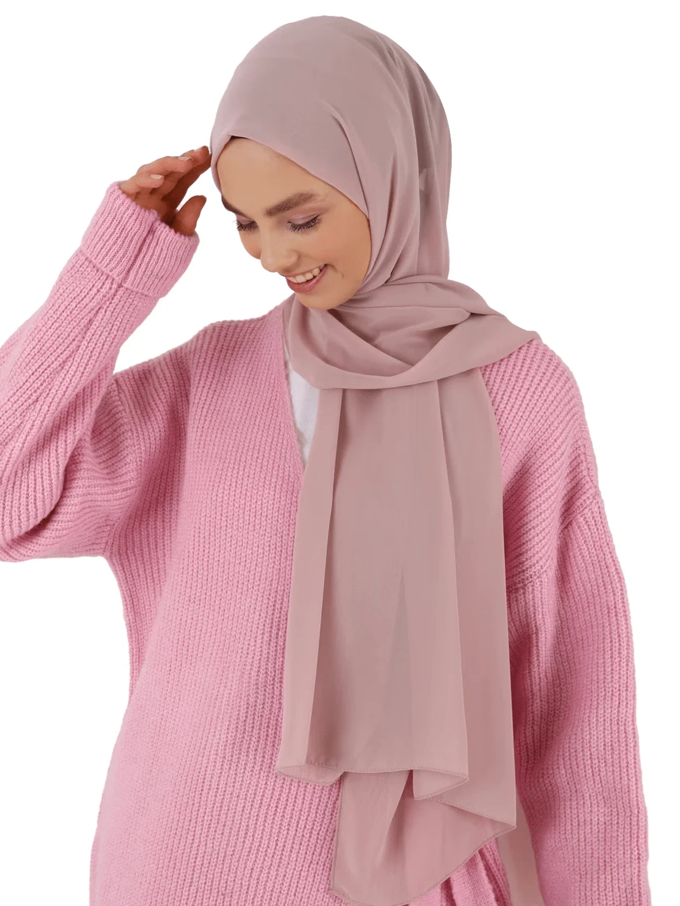 Solid Chiffon Hijab Scarf