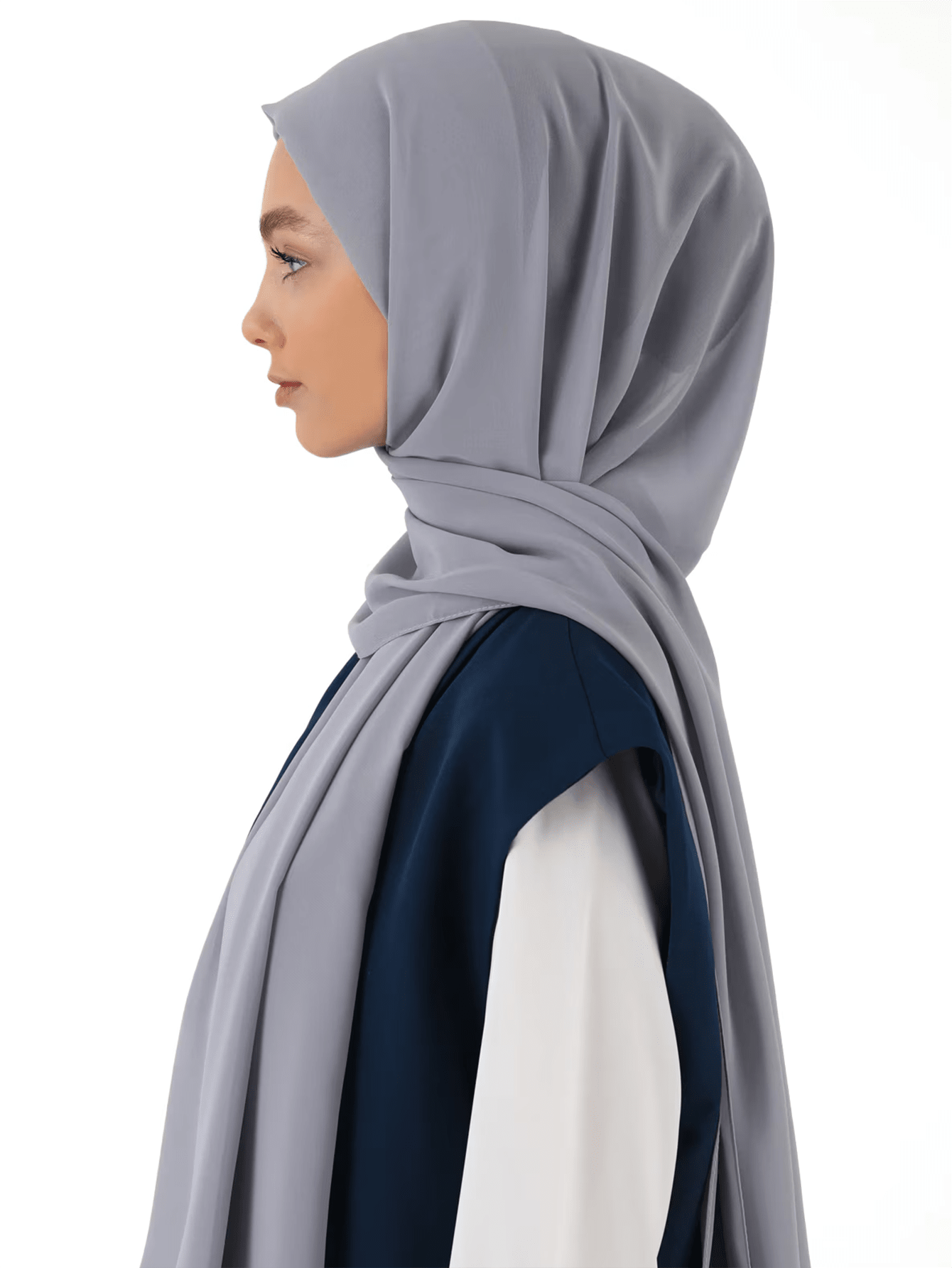 Solid Chiffon Hijab Scarf