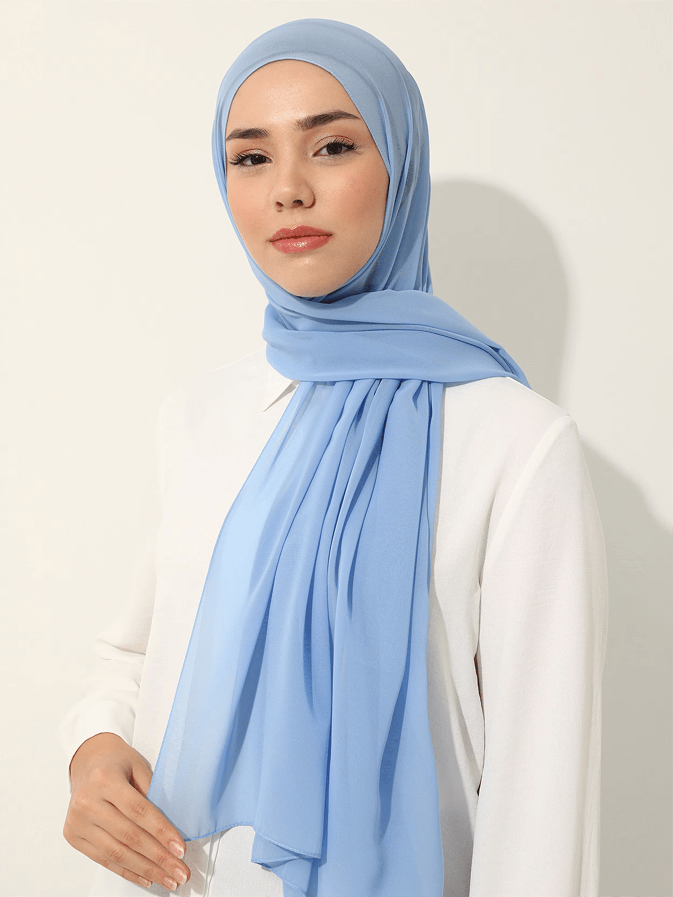 Solid Chiffon Hijab Scarf