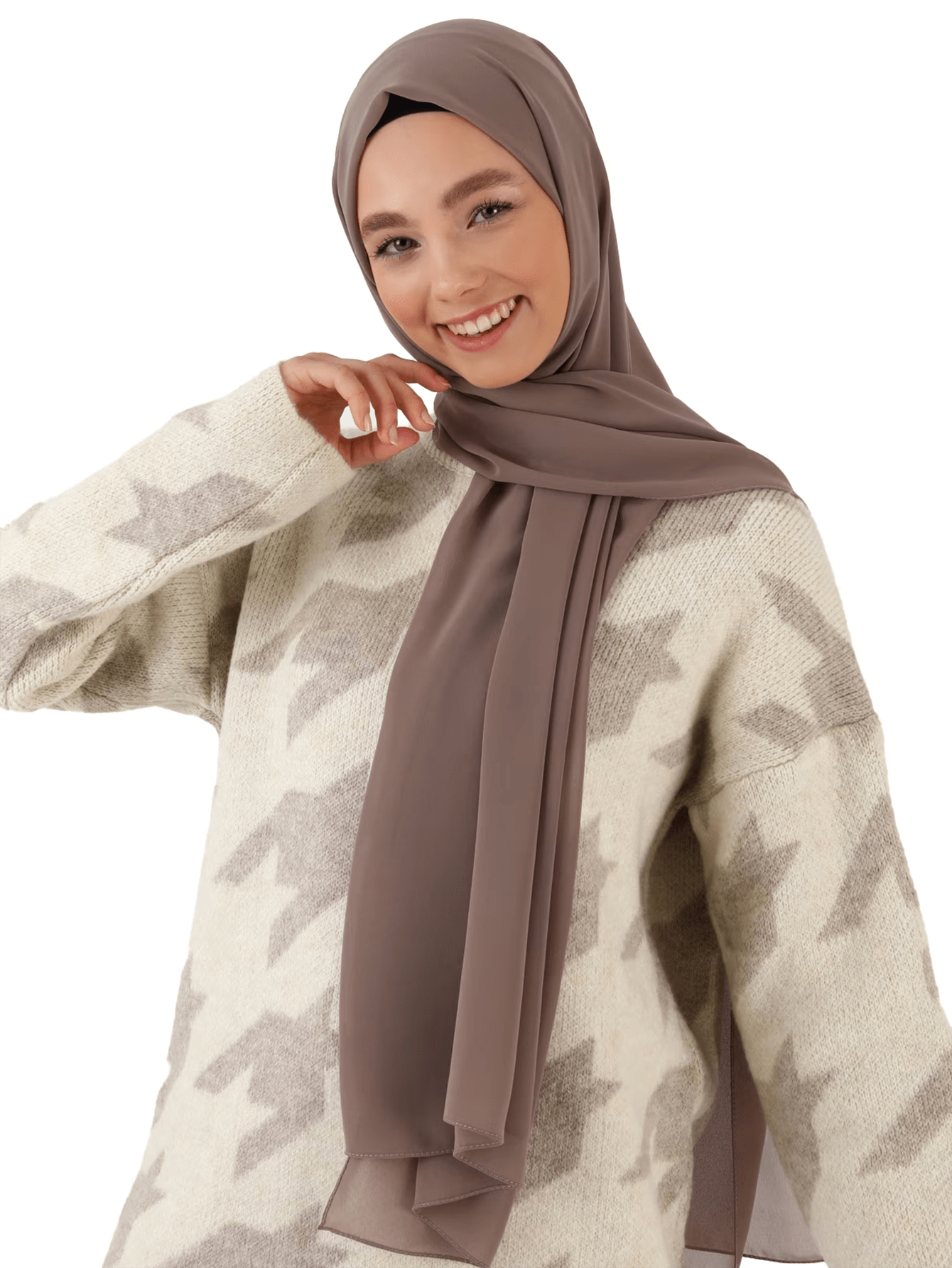 Solid Chiffon Hijab Scarf