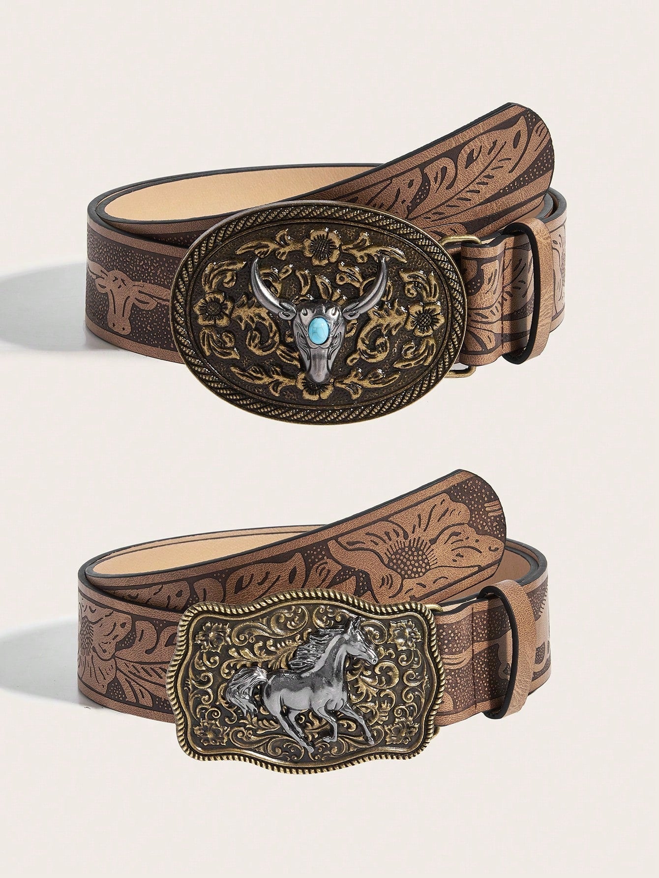 Boho Cowgirl Beaded Belt Set
