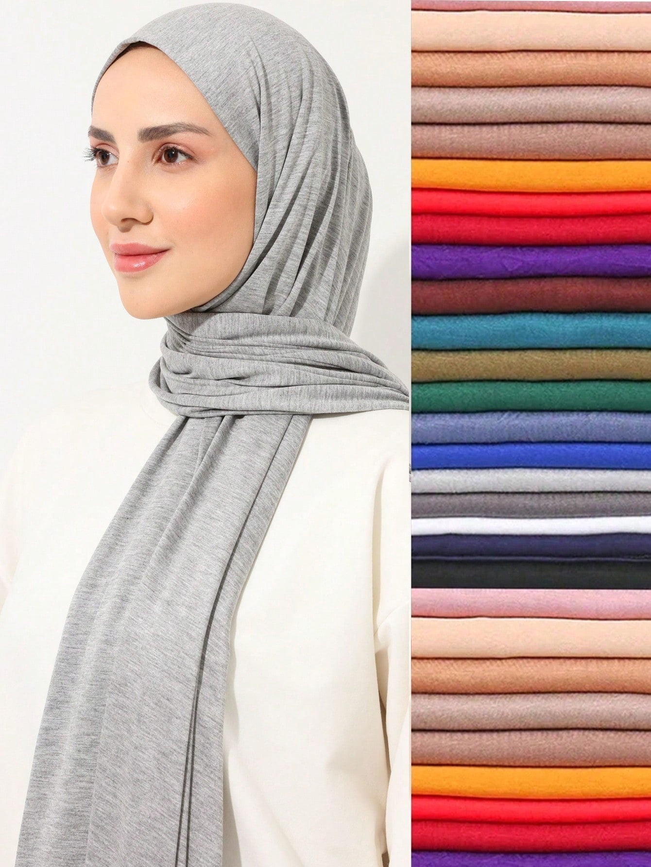 Large Elegant Women Hijab Scarf