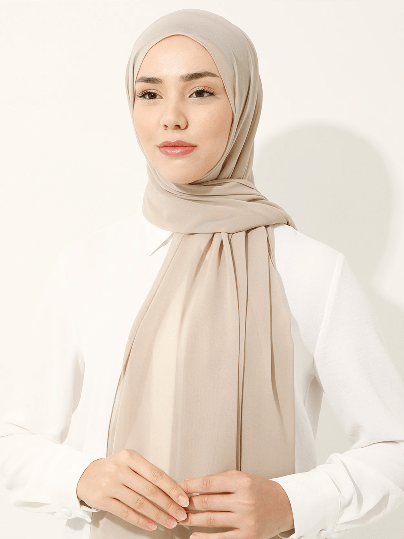 Solid Color Chiffon Hijab Scarf