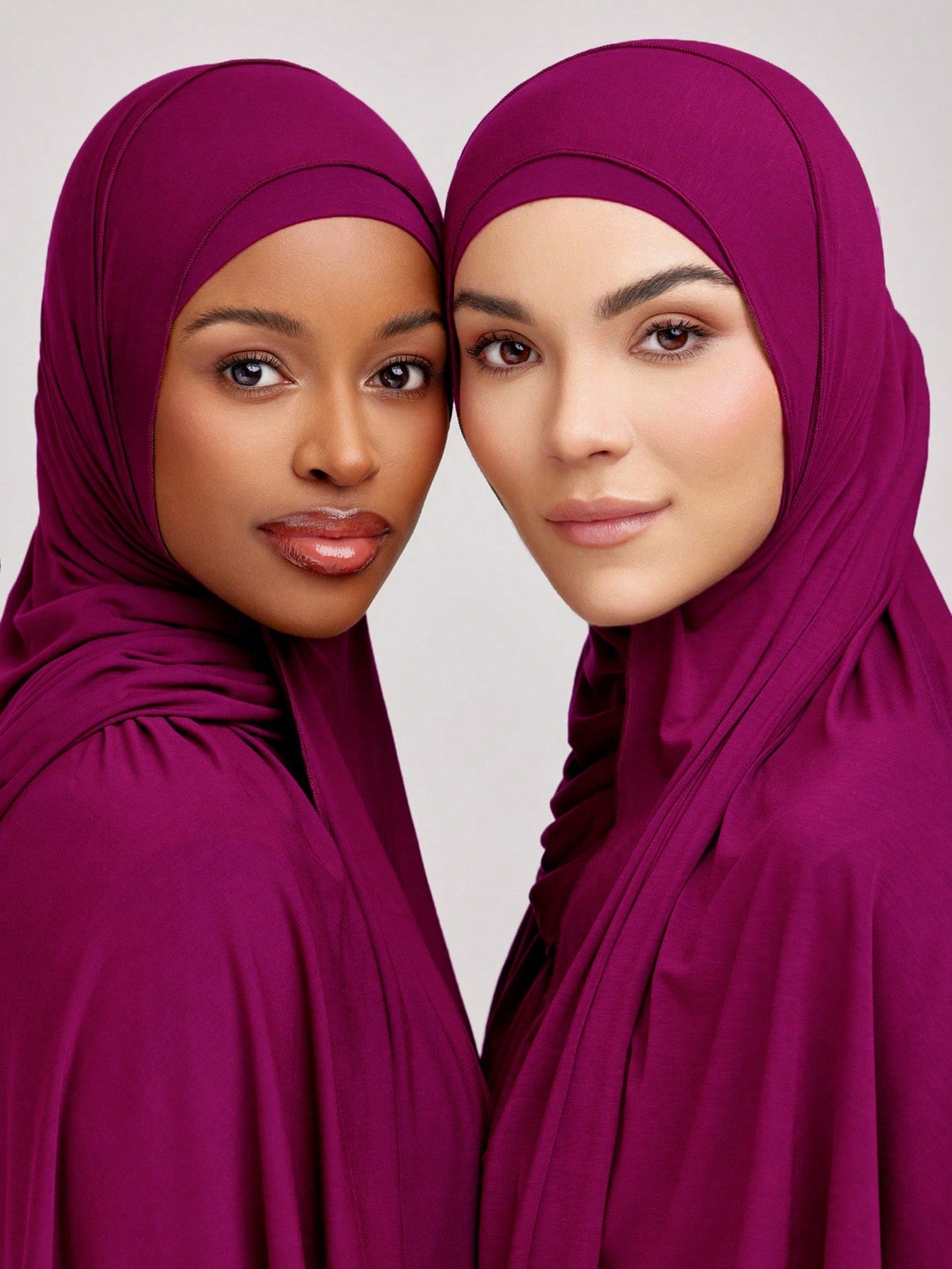 Large Solid Color Hijab Scarf
