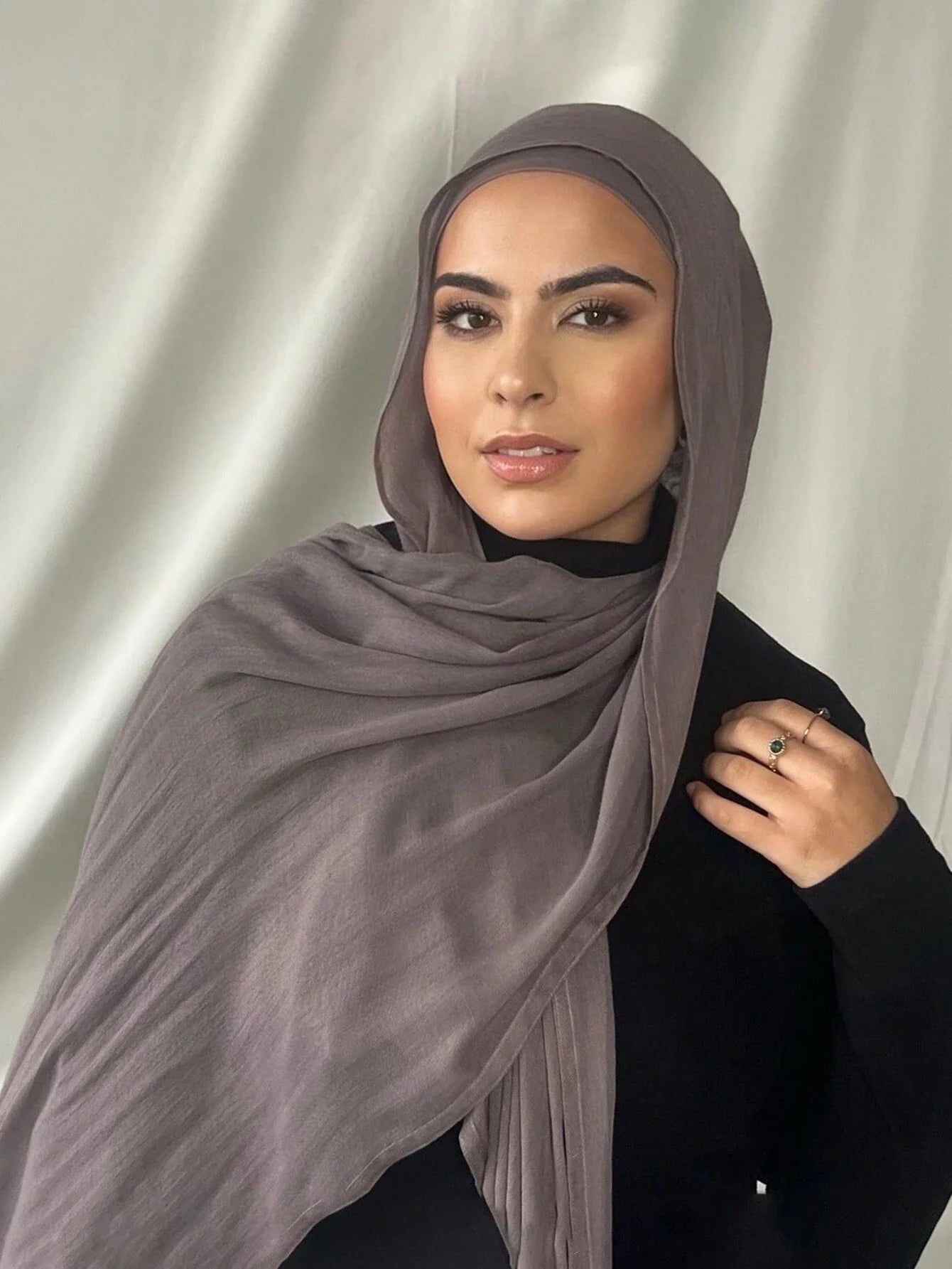 2PCS Viscose Hijab Scarf Set