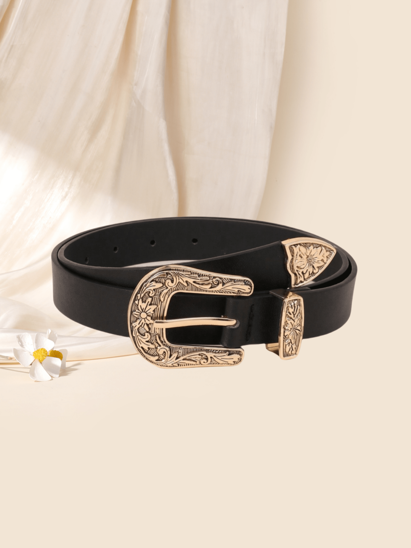 Boho Western Women Buckle Belt