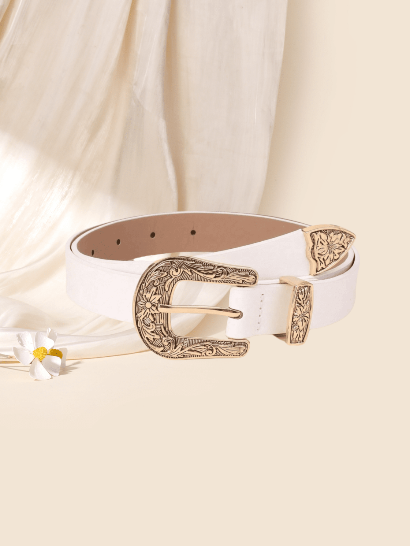 Boho Western Women Buckle Belt