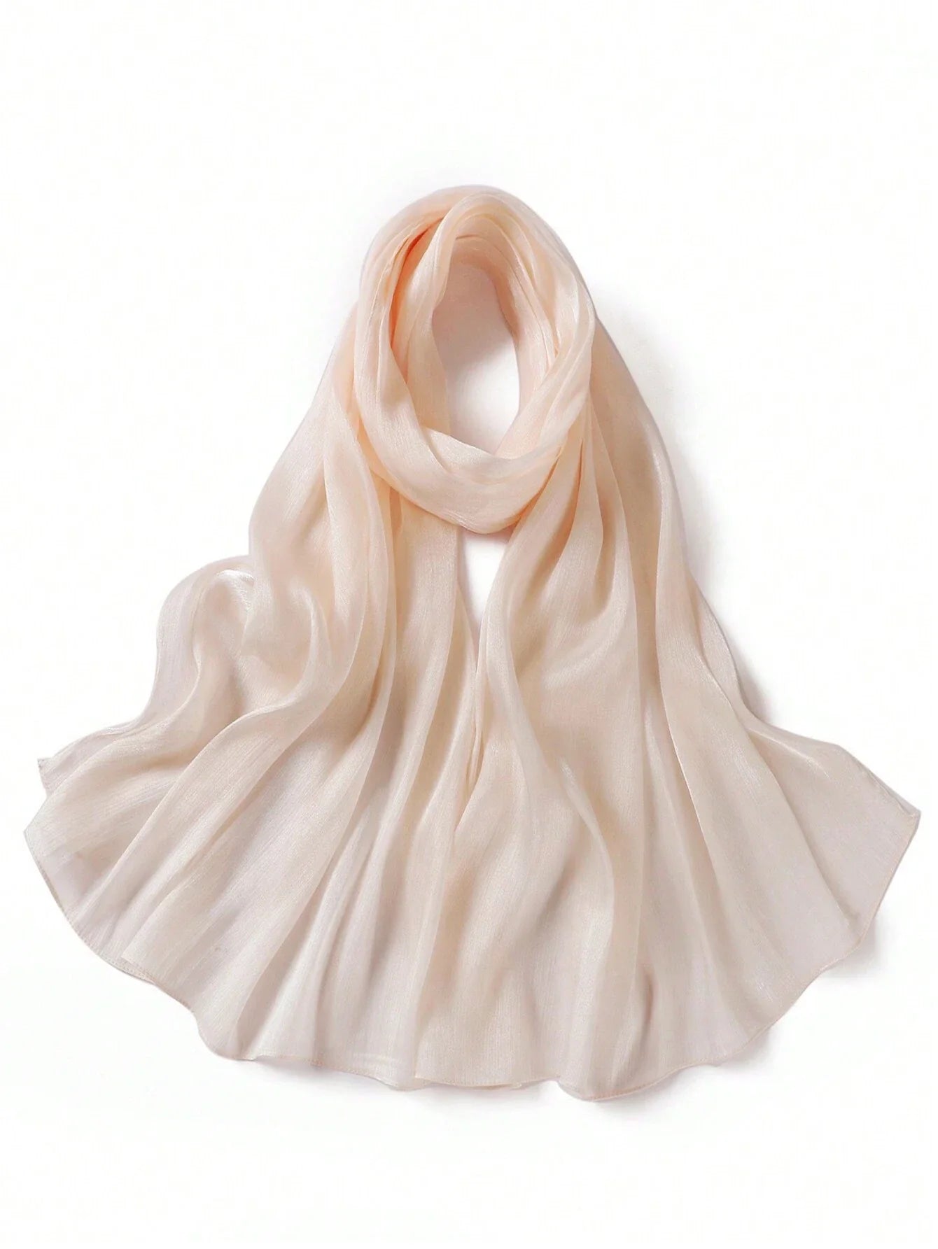 Sparkling Metallic Women Hijab Scarf