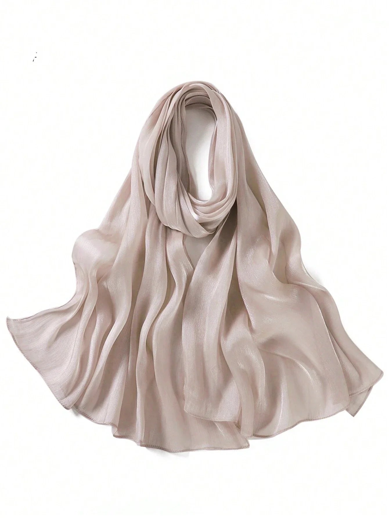 Sparkling Metallic Women Hijab Scarf