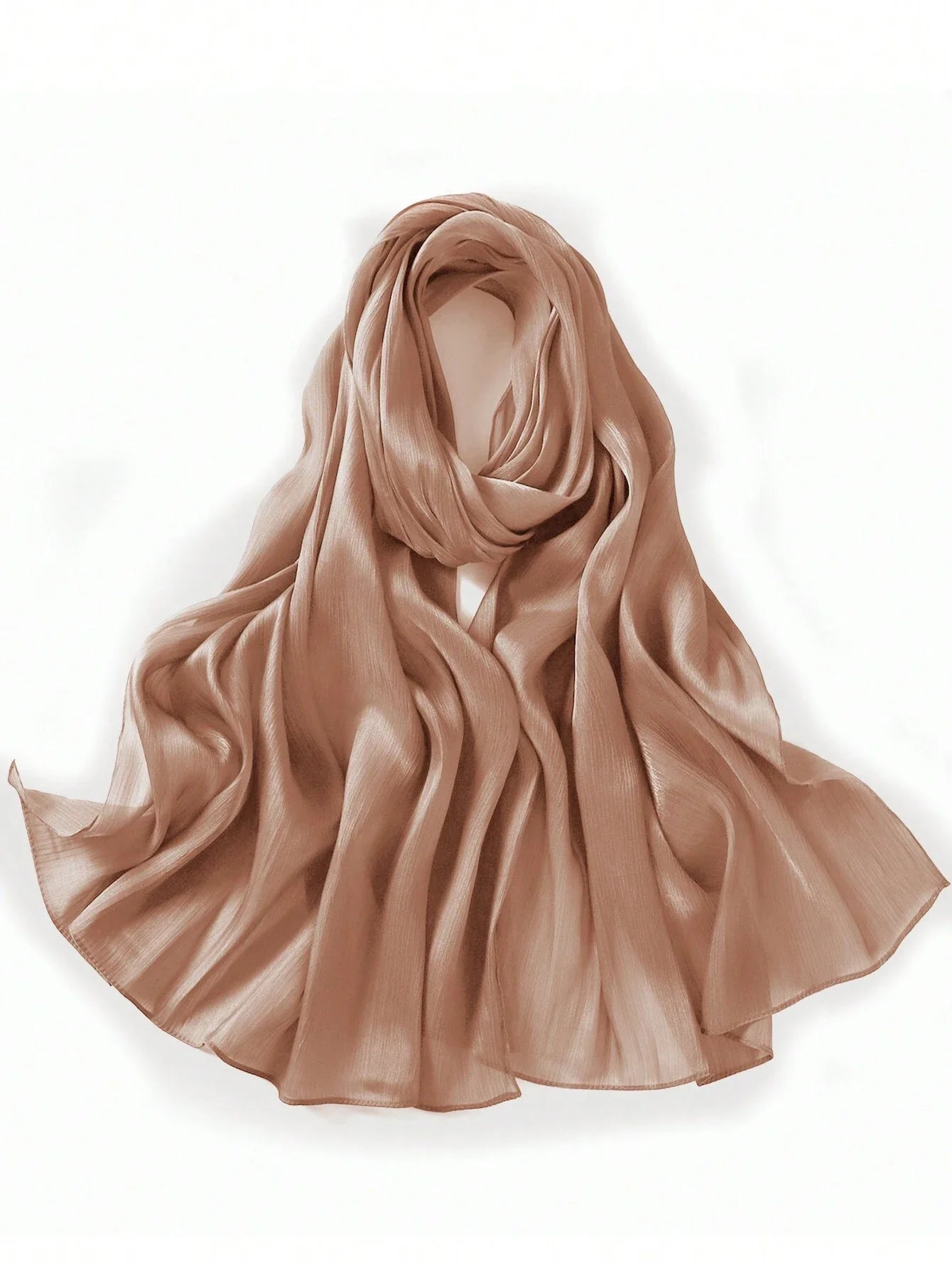 Sparkling Metallic Women Hijab Scarf