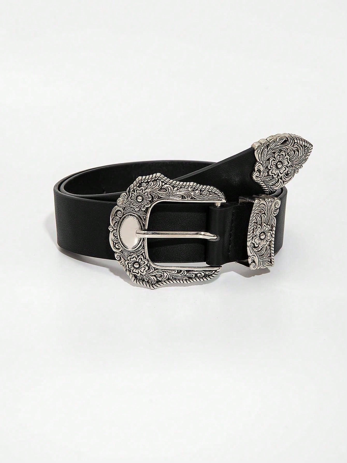 Women Vintage Boho Buckle Belt