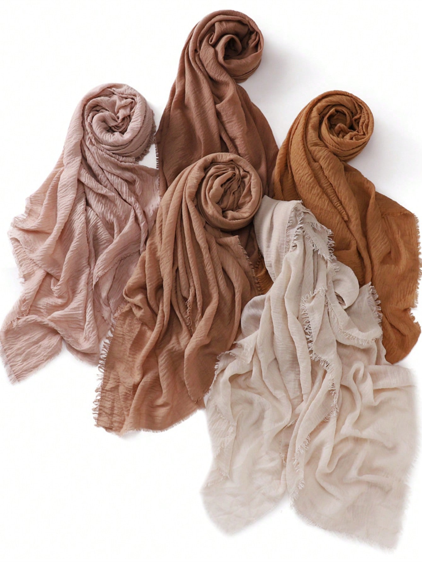 Solid Color Chiffon Scarf